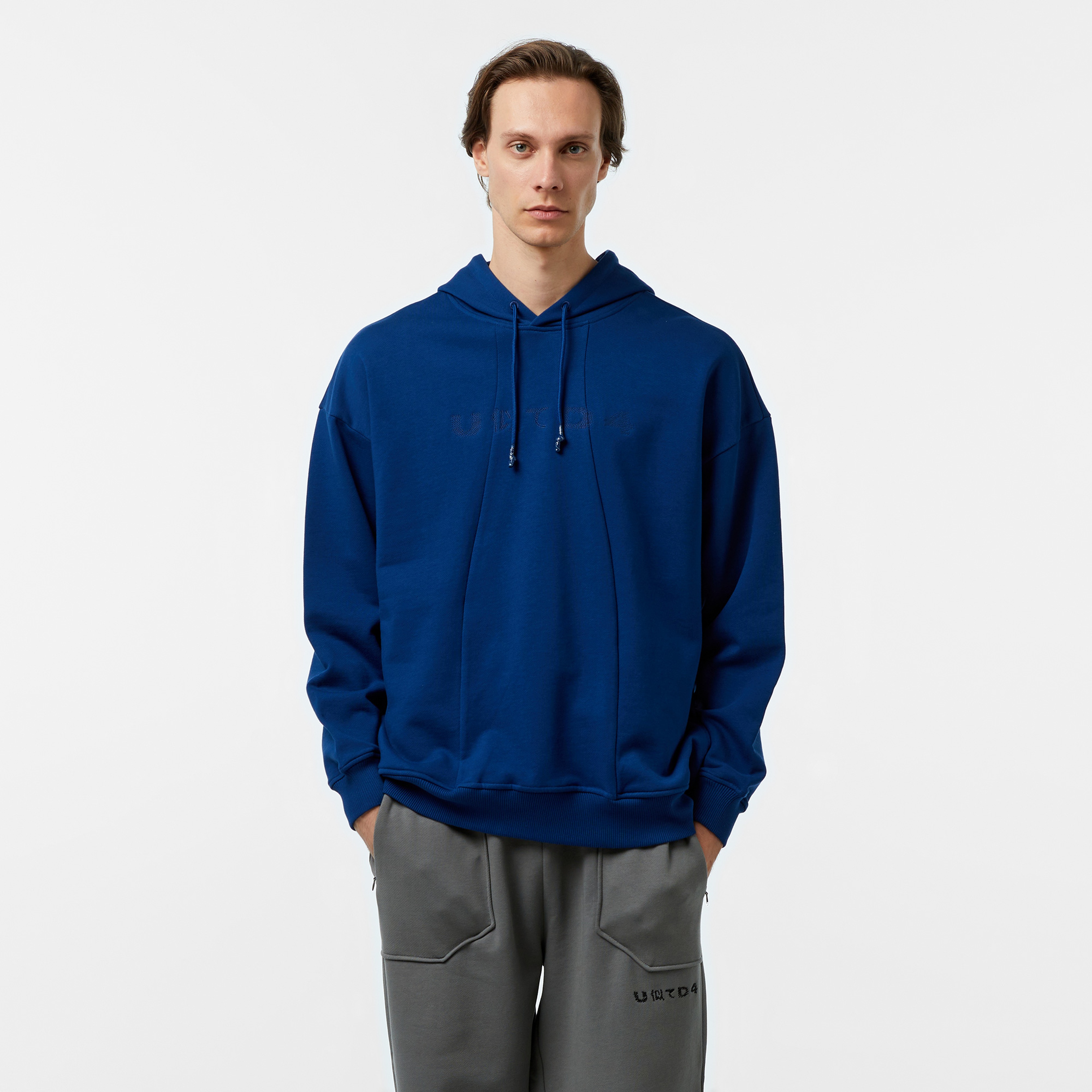 UNITED4 Erkek Mavi Sweatshirt