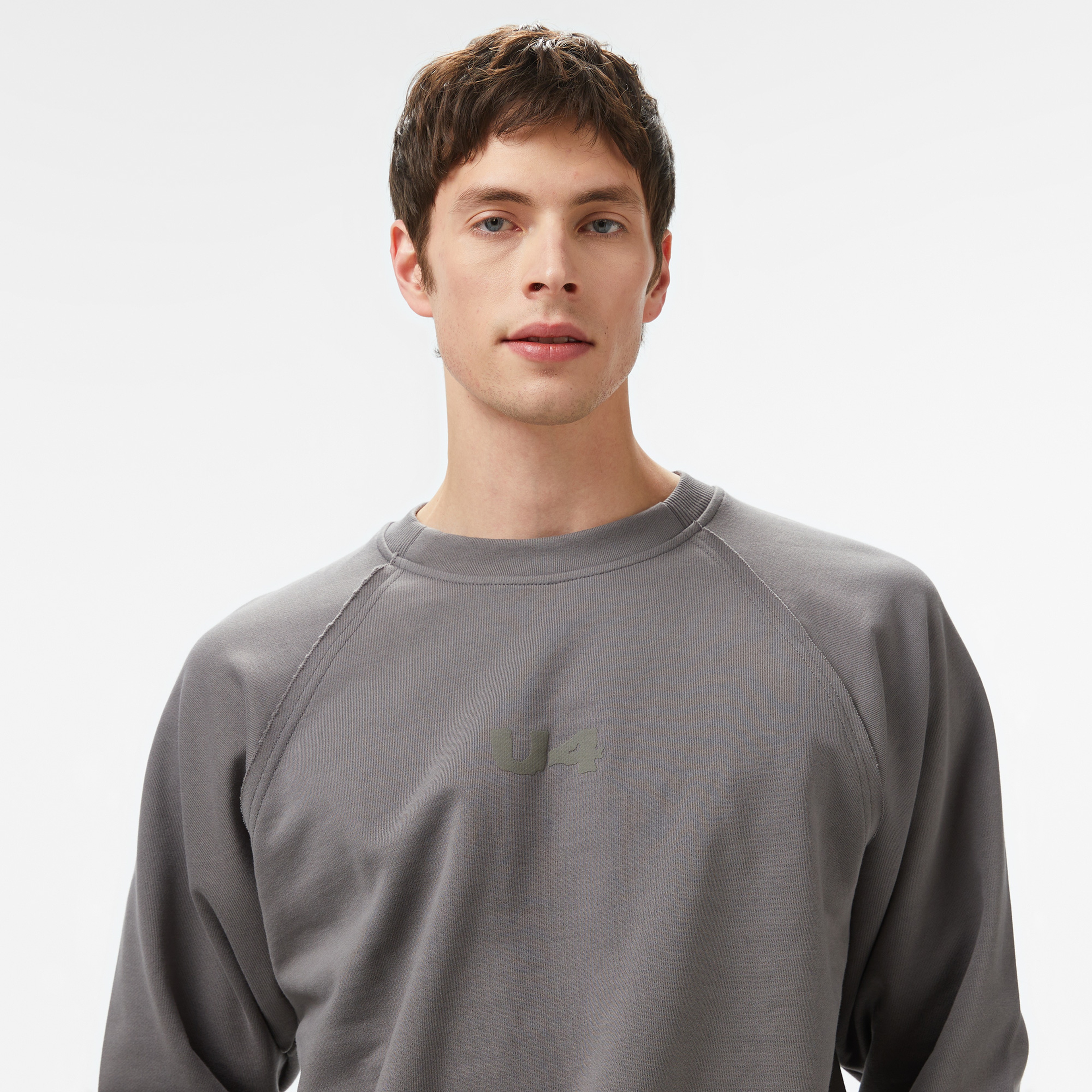 UNITED4 Erkek Gri Sweatshirt