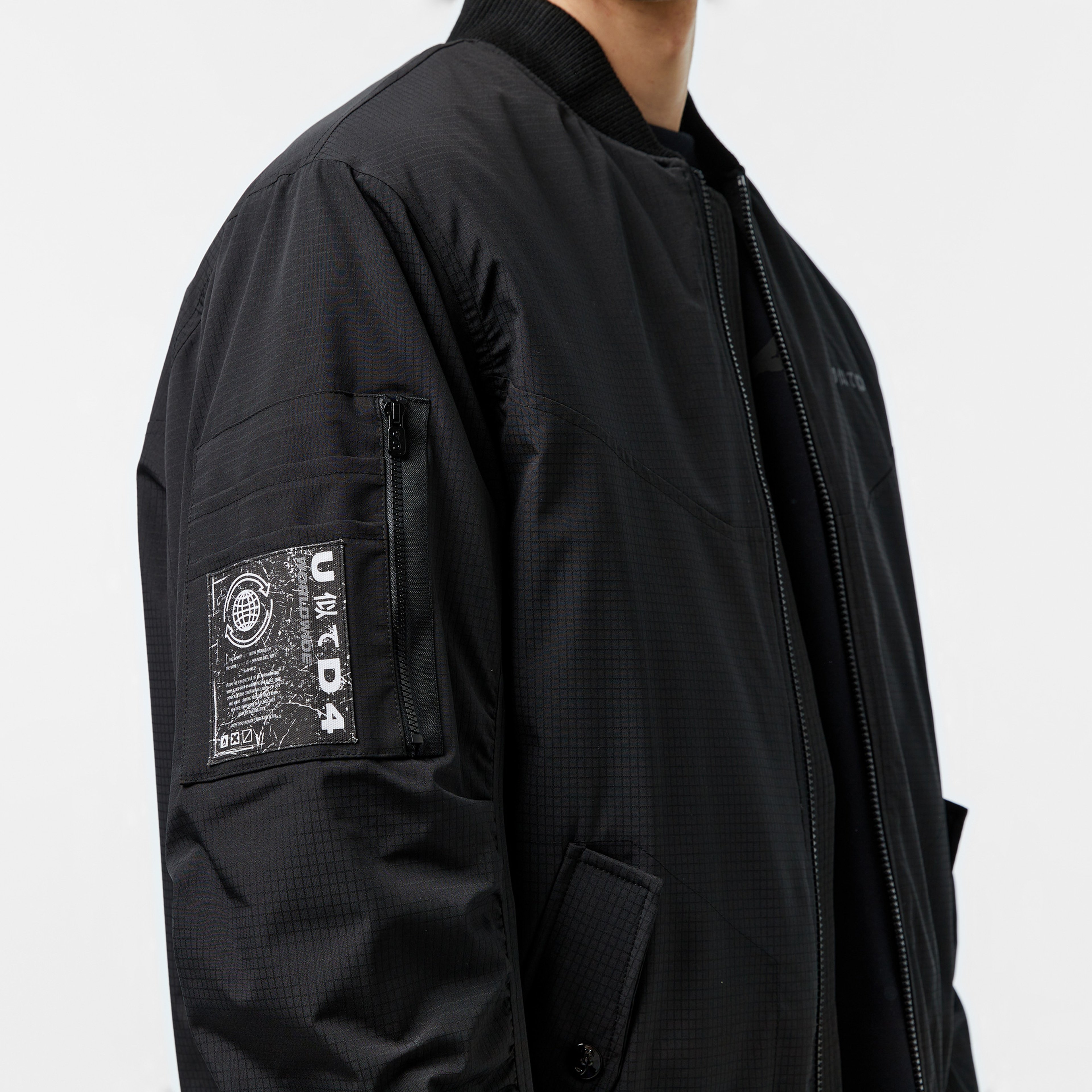 UNITED4 Jpn Bomber Erkek Siyah Mont