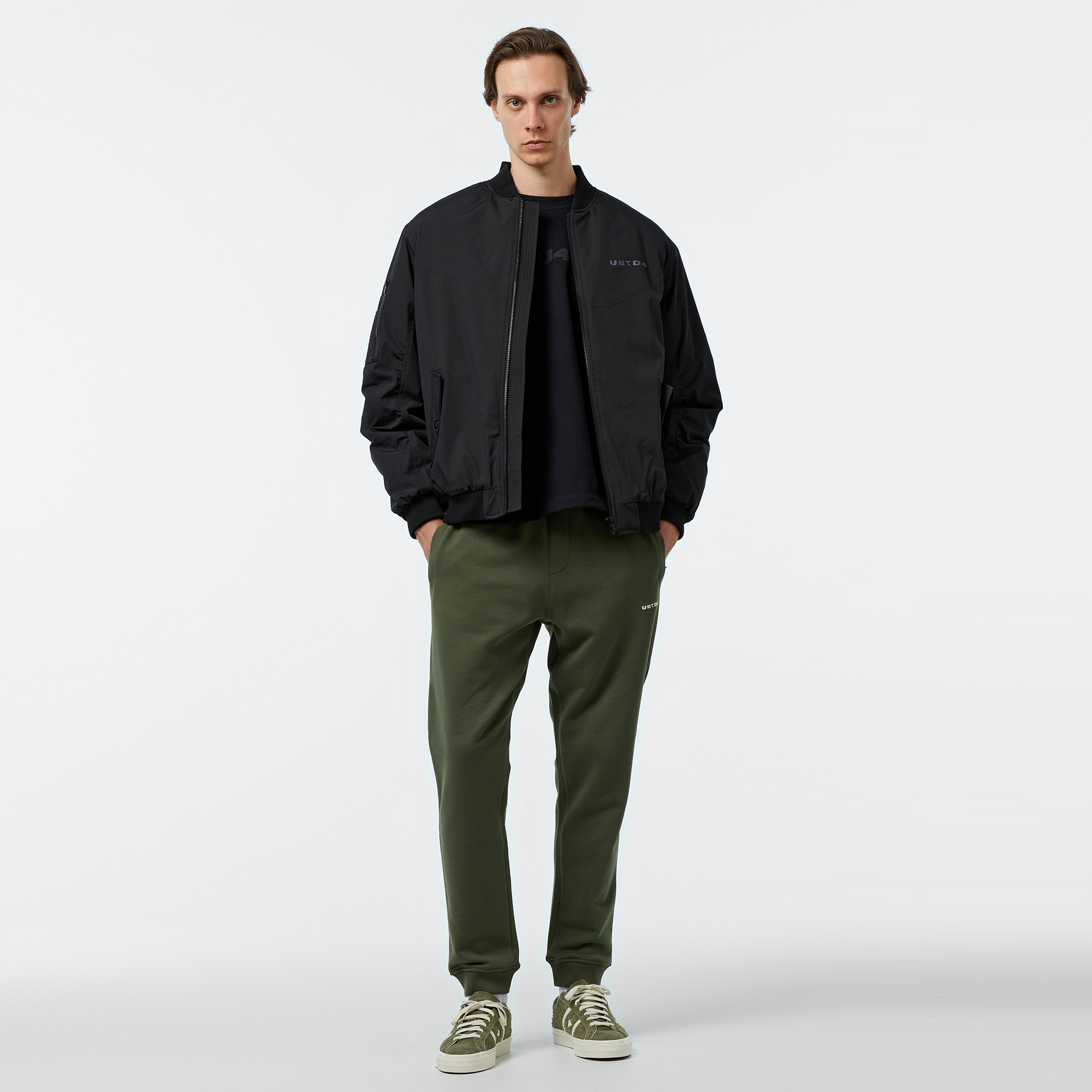 UNITED4 Jpn Bomber Erkek Siyah Mont
