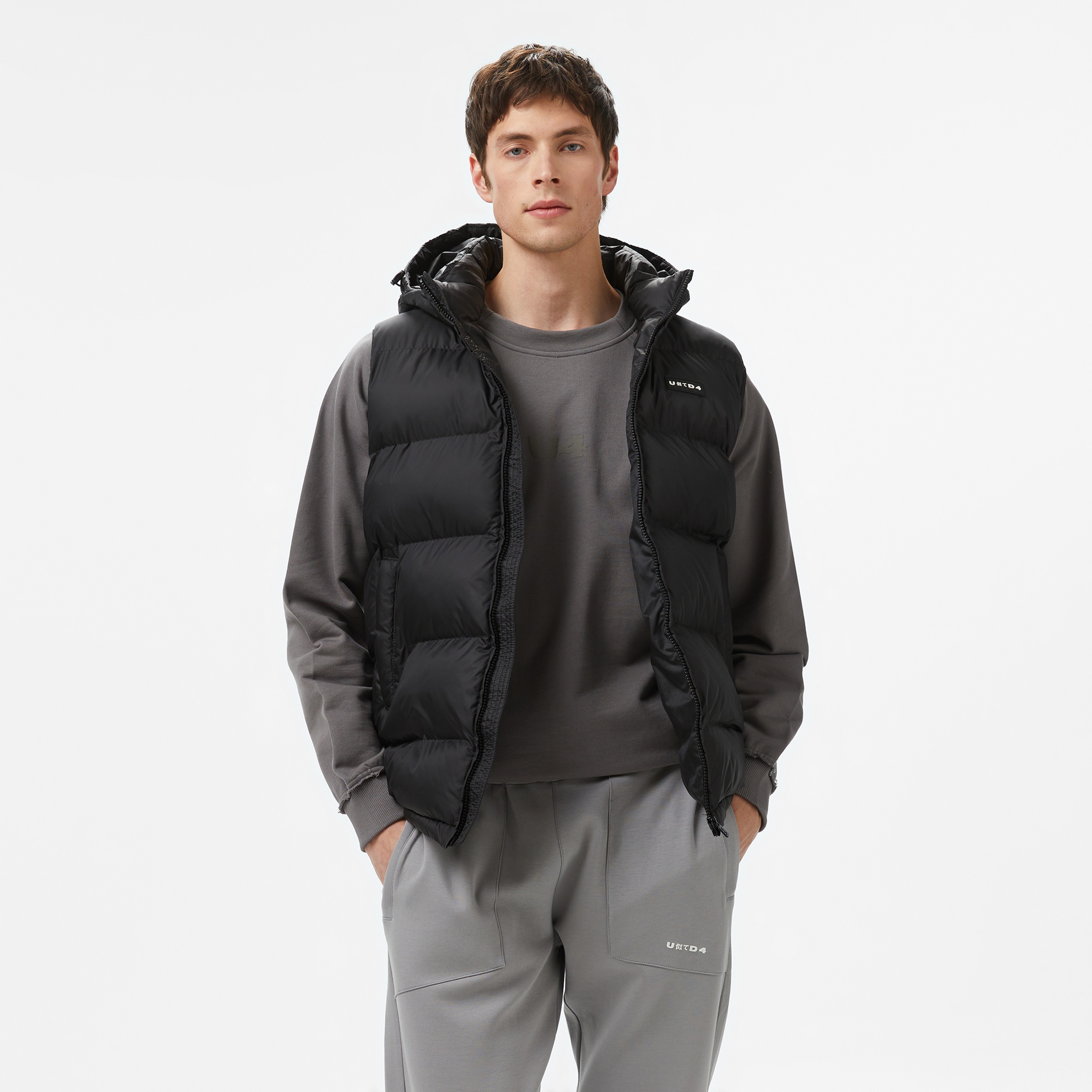 UNITED4 Erkek Siyah Yelek