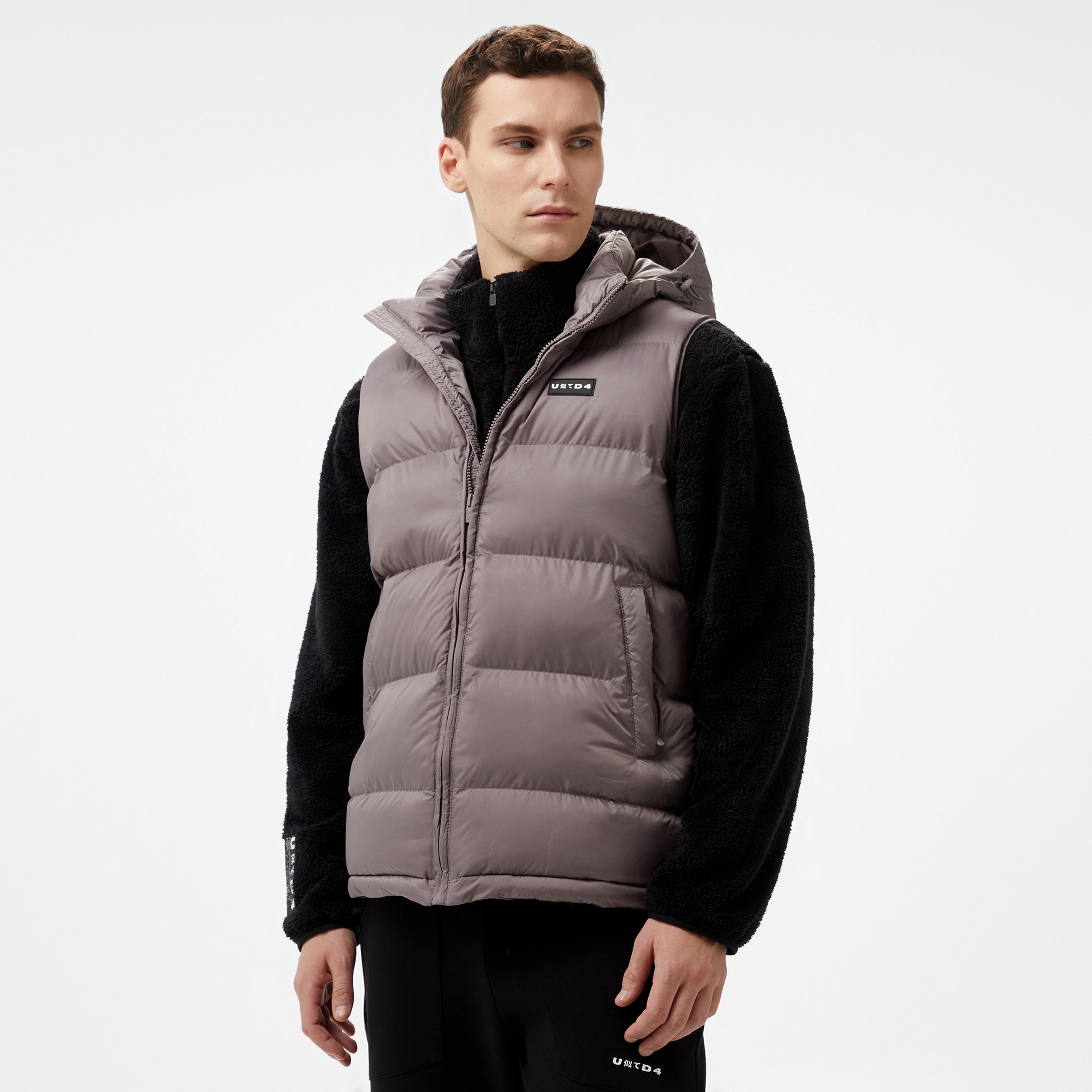 UNITED4 Erkek Gri Yelek