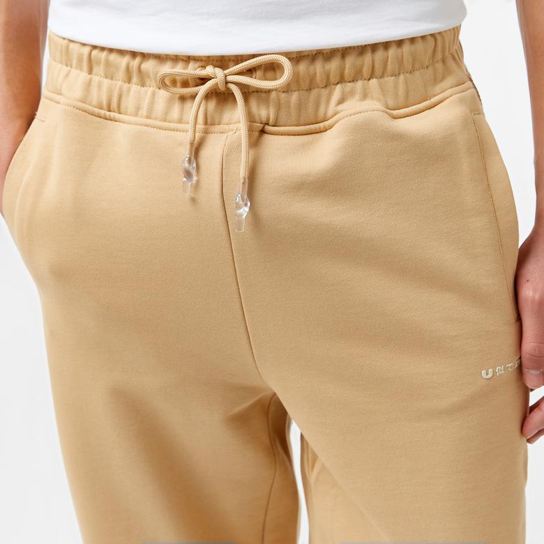 UNITED4 Oversize Kadın Krem Eşofman Altı