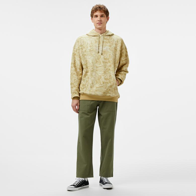 UNITED4 Erkek Bej Sweatshirt