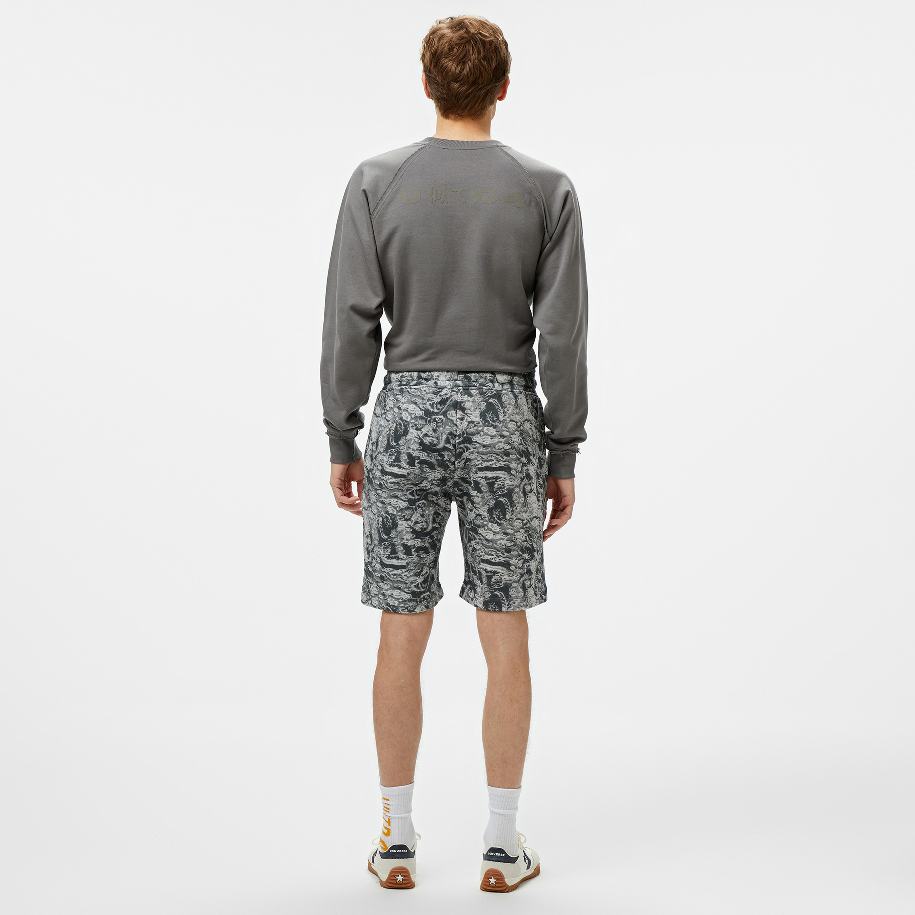 UNITED4 Erkek Gri Şort