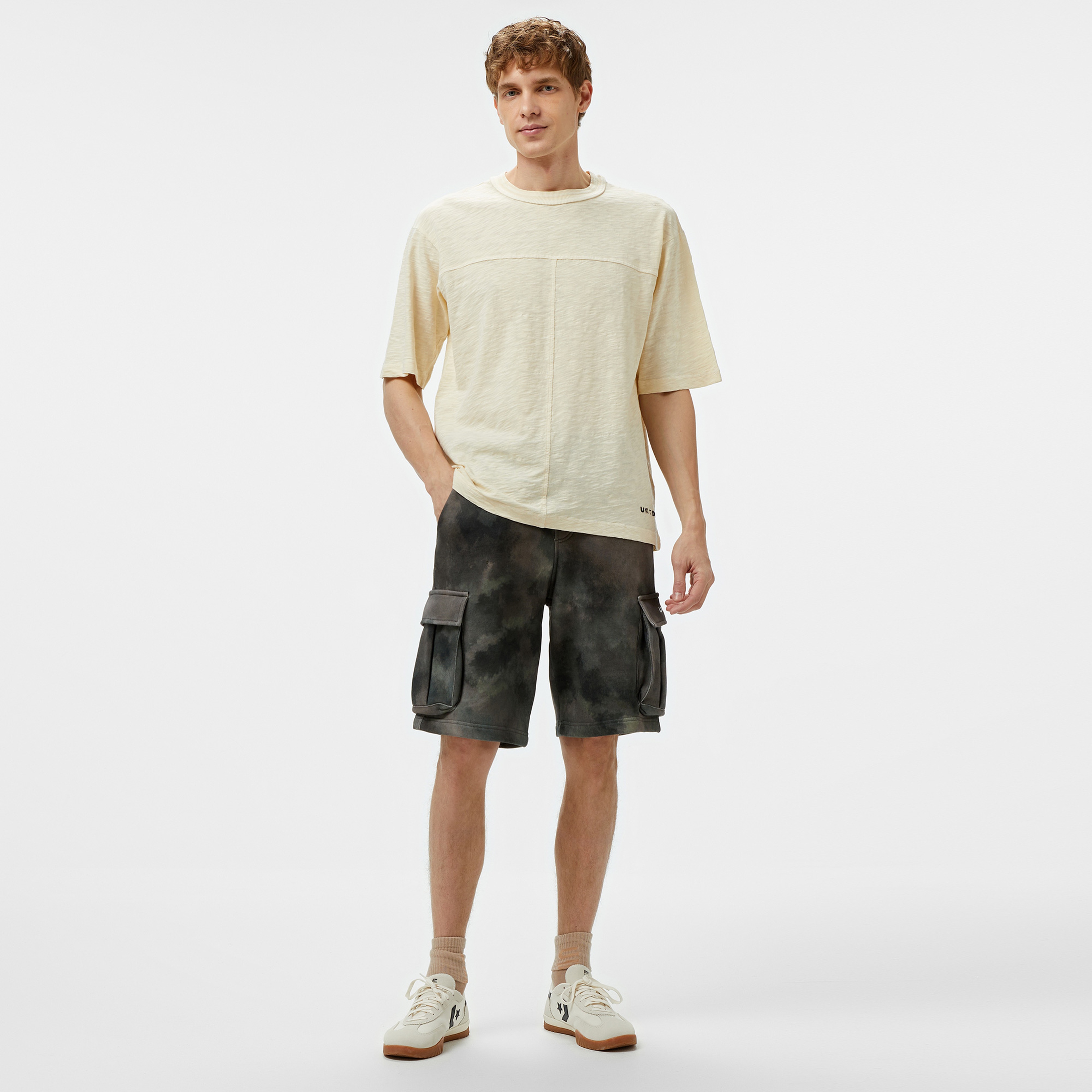 UNITED4 Erkek Haki Şort