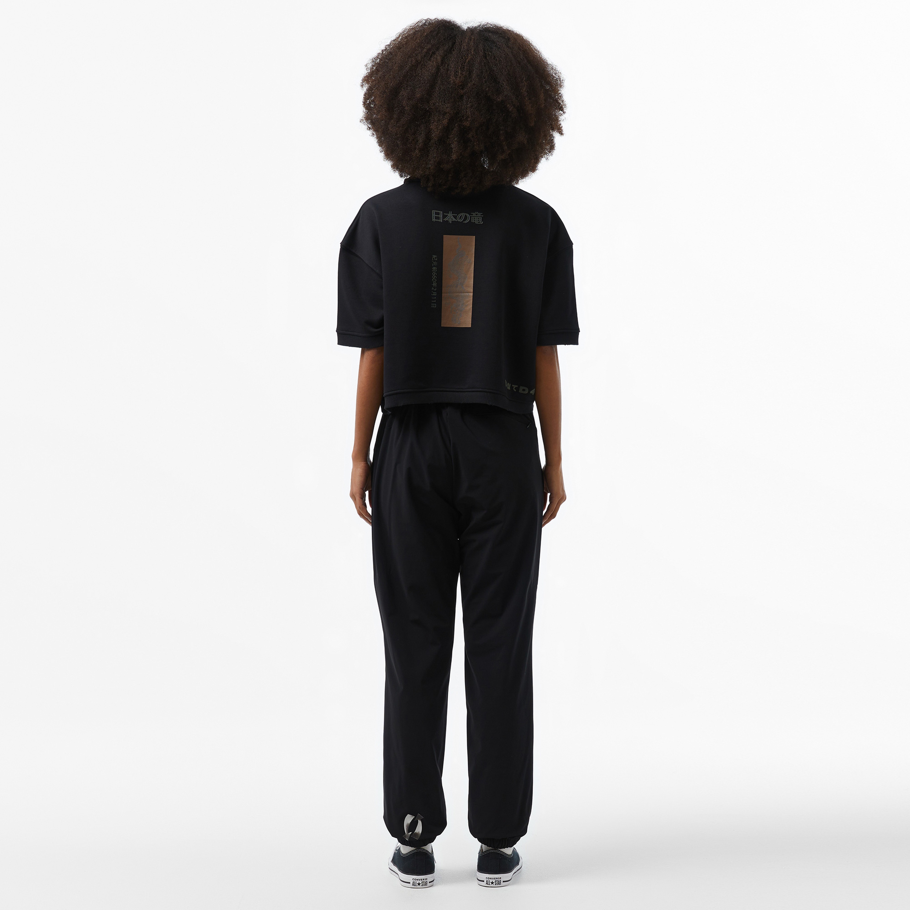 UNITED4 Kadın Siyah Pantolon