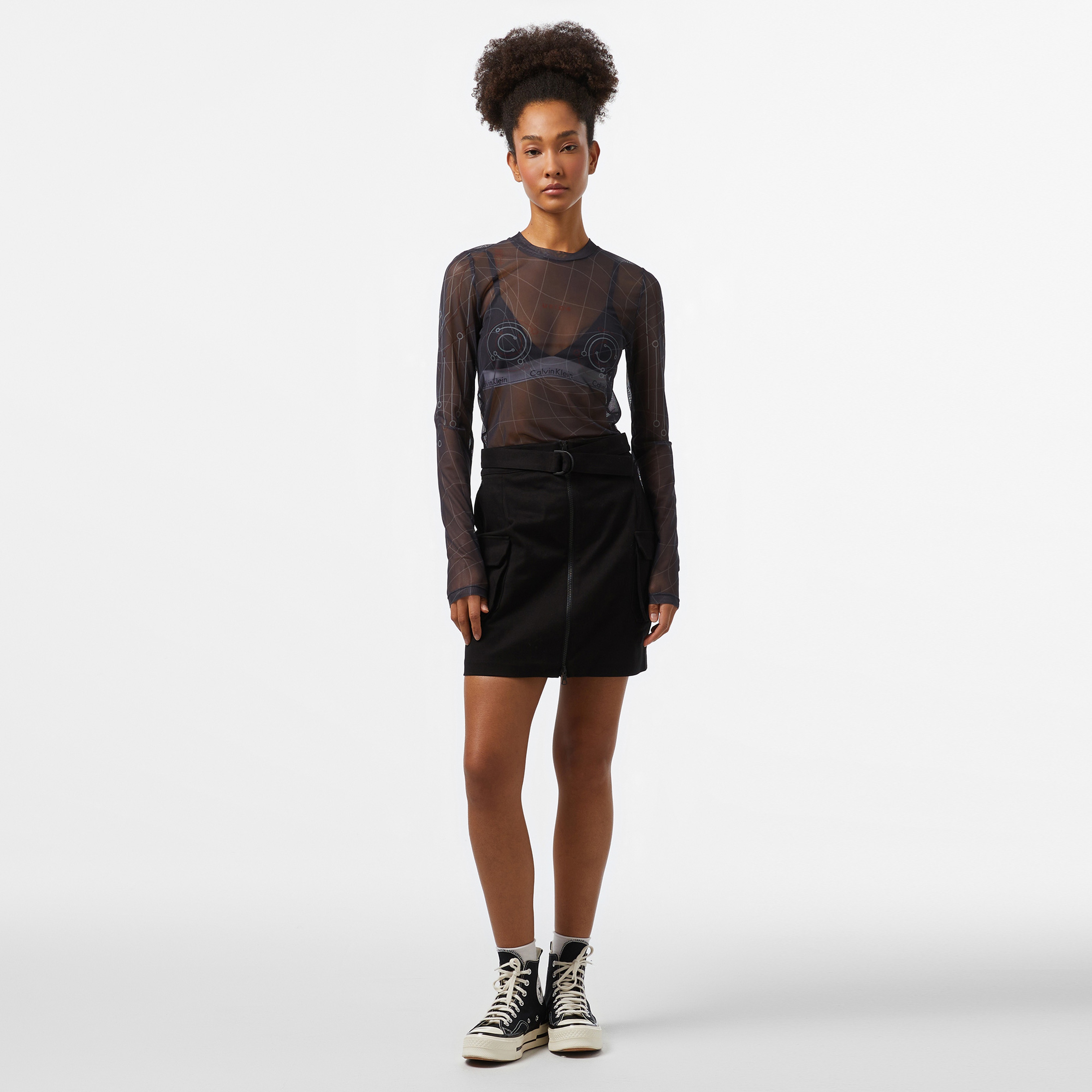 UNITED4 Kadın Siyah T-Shirt