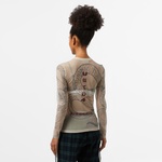 UNITED4 Kadın Krem T-Shirt