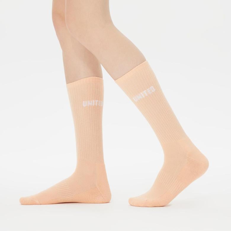 UNITED4 Kadın Lila/Turuncu/ Sarı 3'lü Çorap