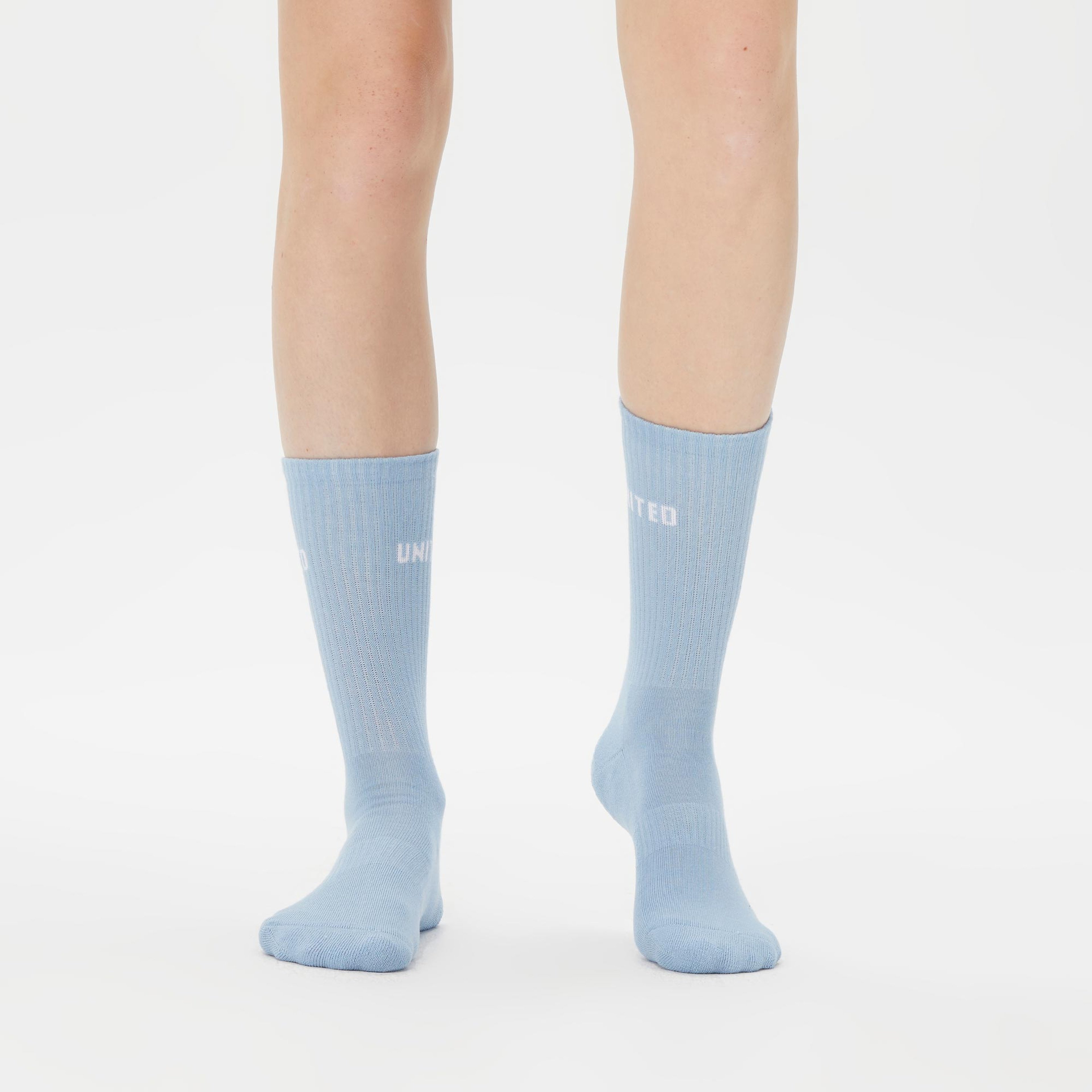 UNITED4 Kadın Mavi/Lila 3'lü Çorap