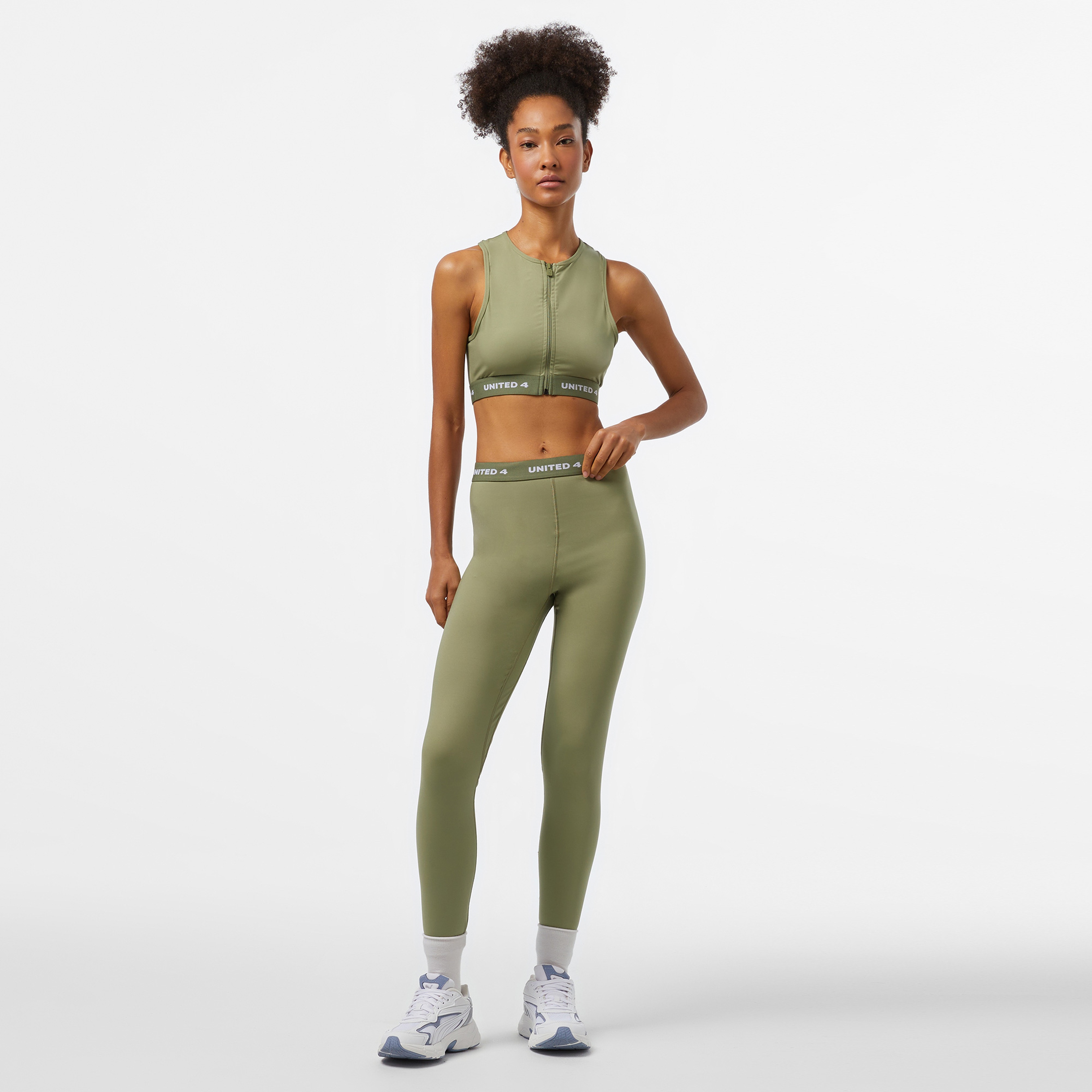 UNITED4 Japan Kadın Haki Antrenman Bra