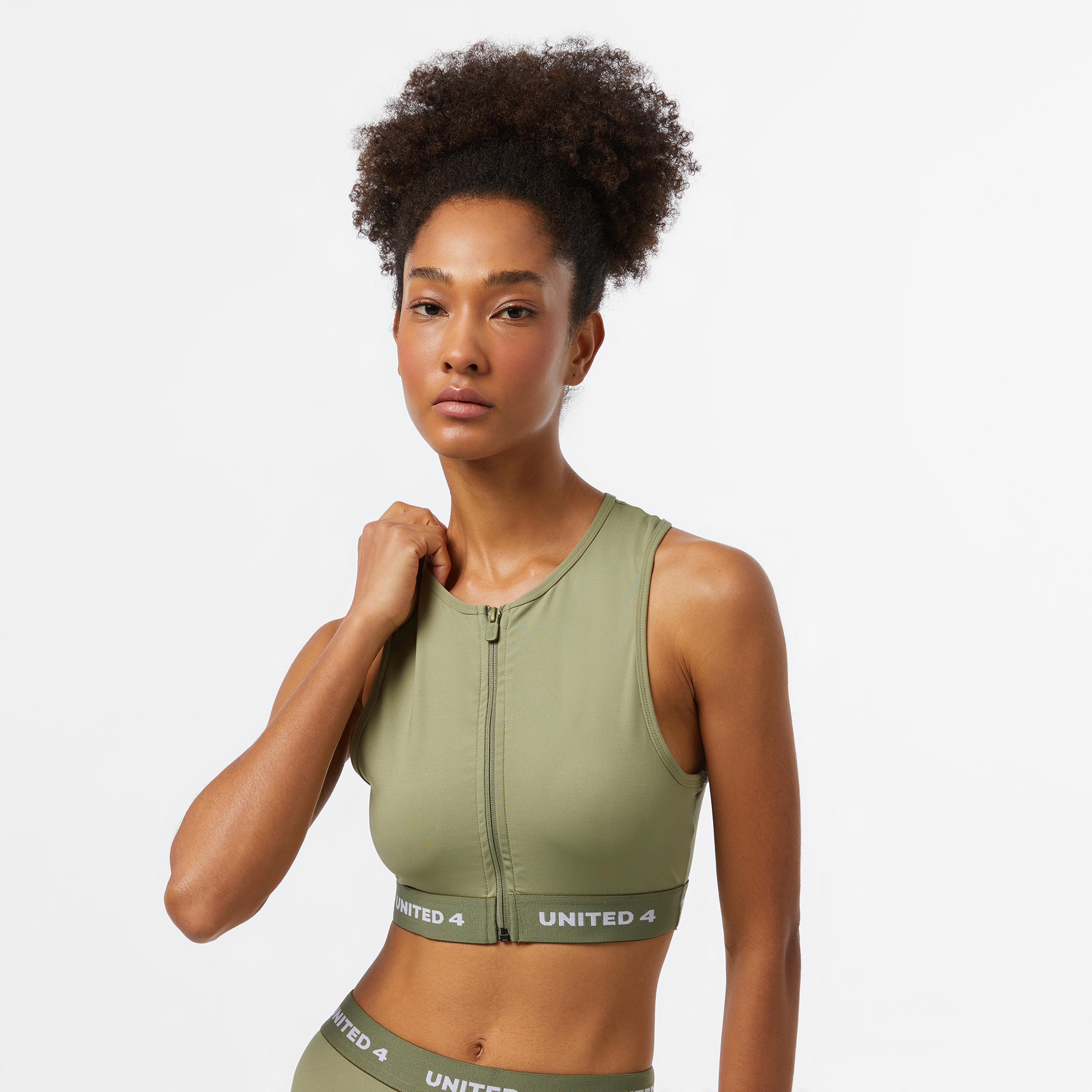 UNITED4 Japan Kadın Haki Antrenman Bra