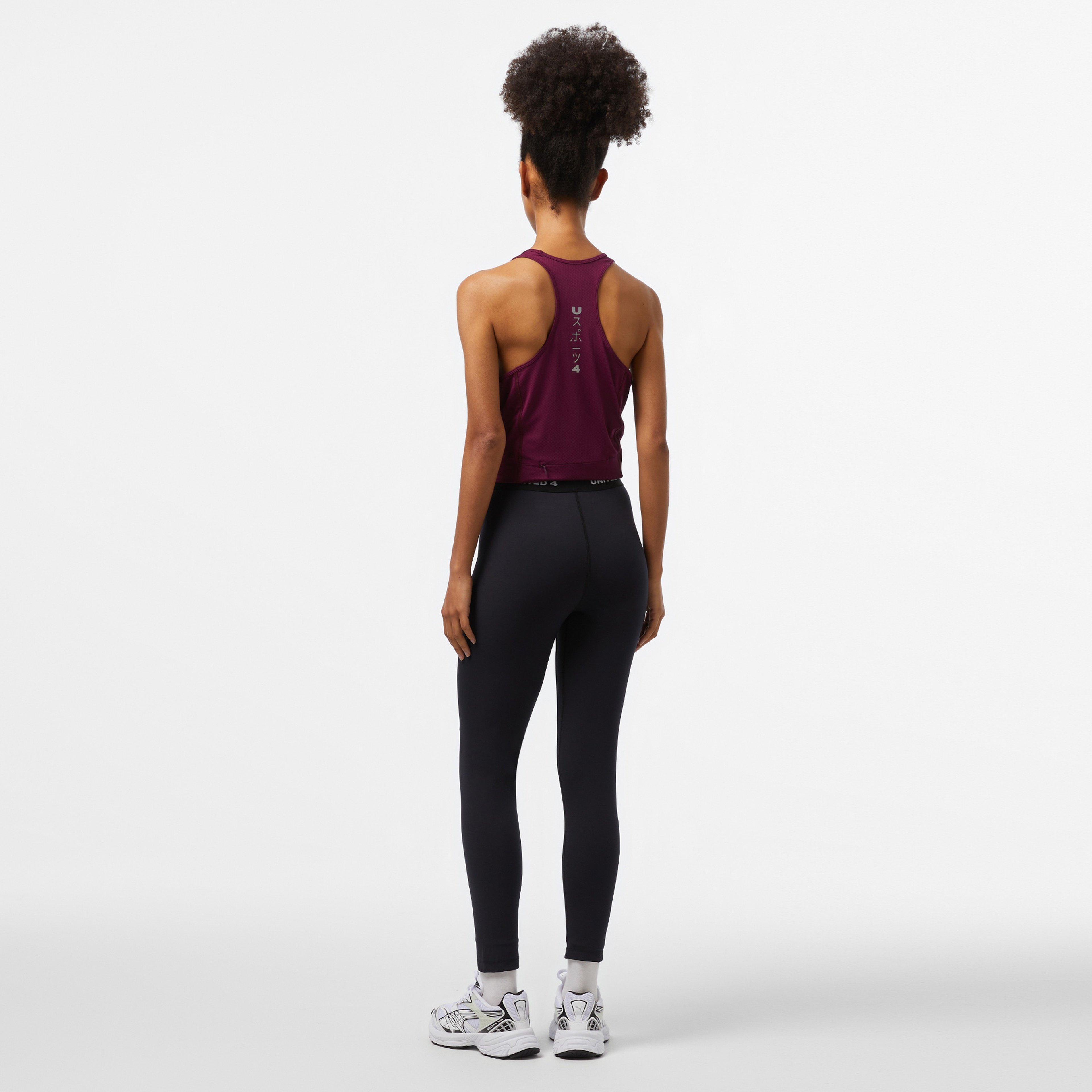 UNITED4 Kadın Siyah Antrenman Taytı