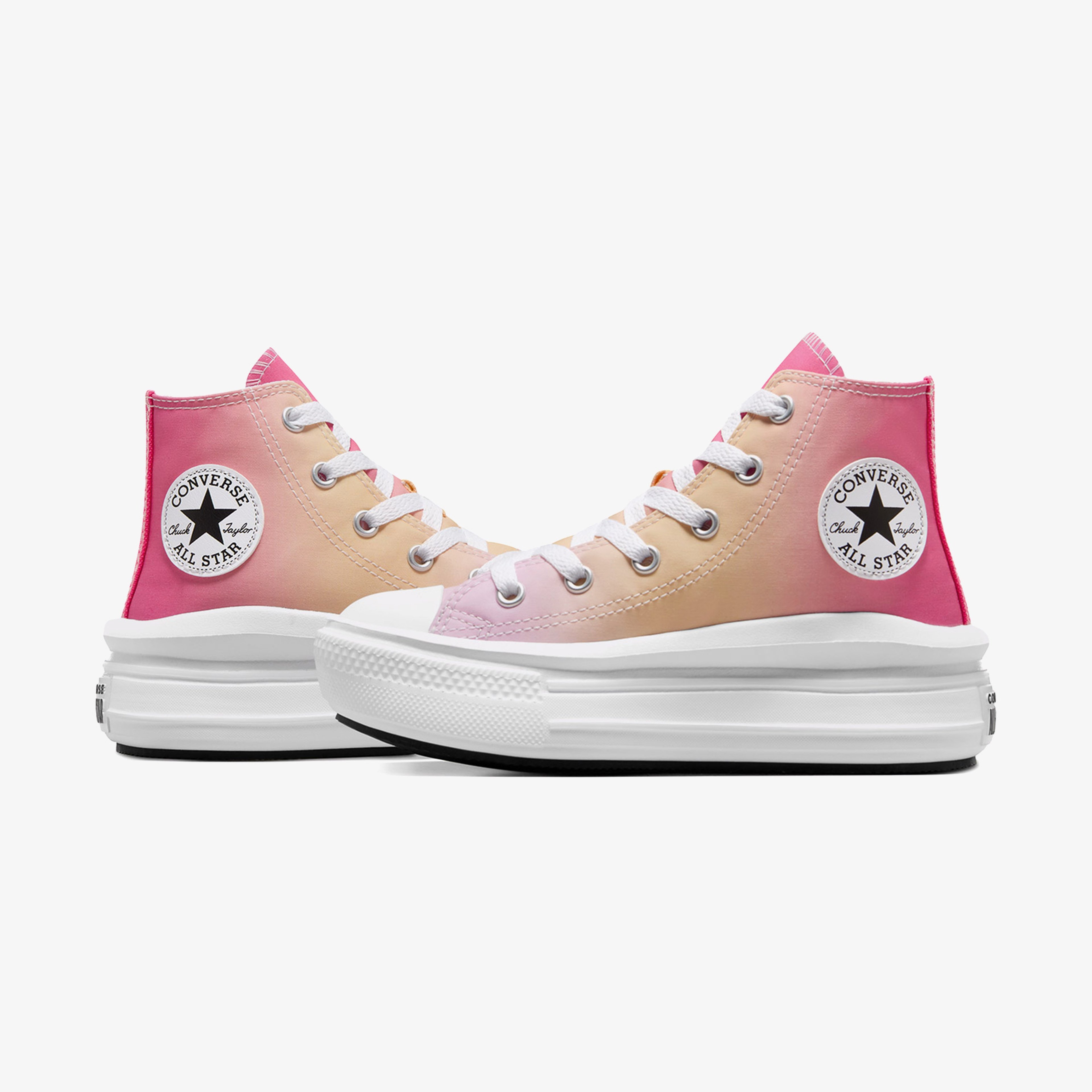Converse Chuck Taylor All Star Move Çocuk Pembe Platform Sneaker