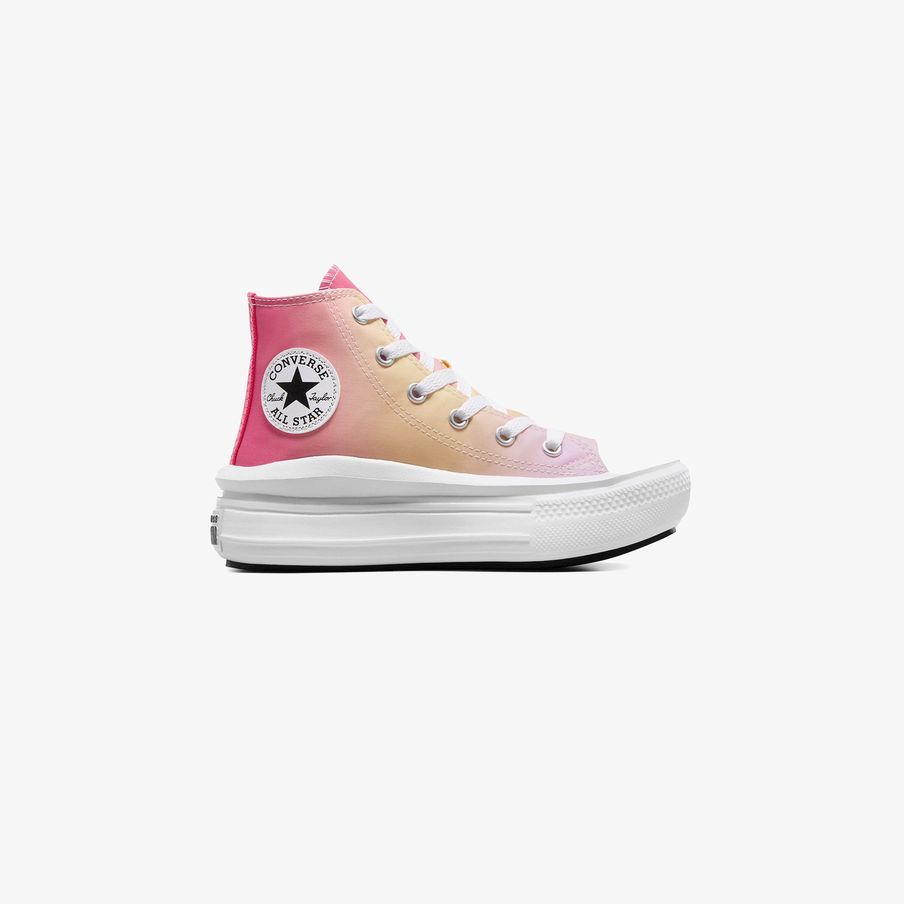 Converse Chuck Taylor All Star Move Çocuk Pembe Platform Sneaker