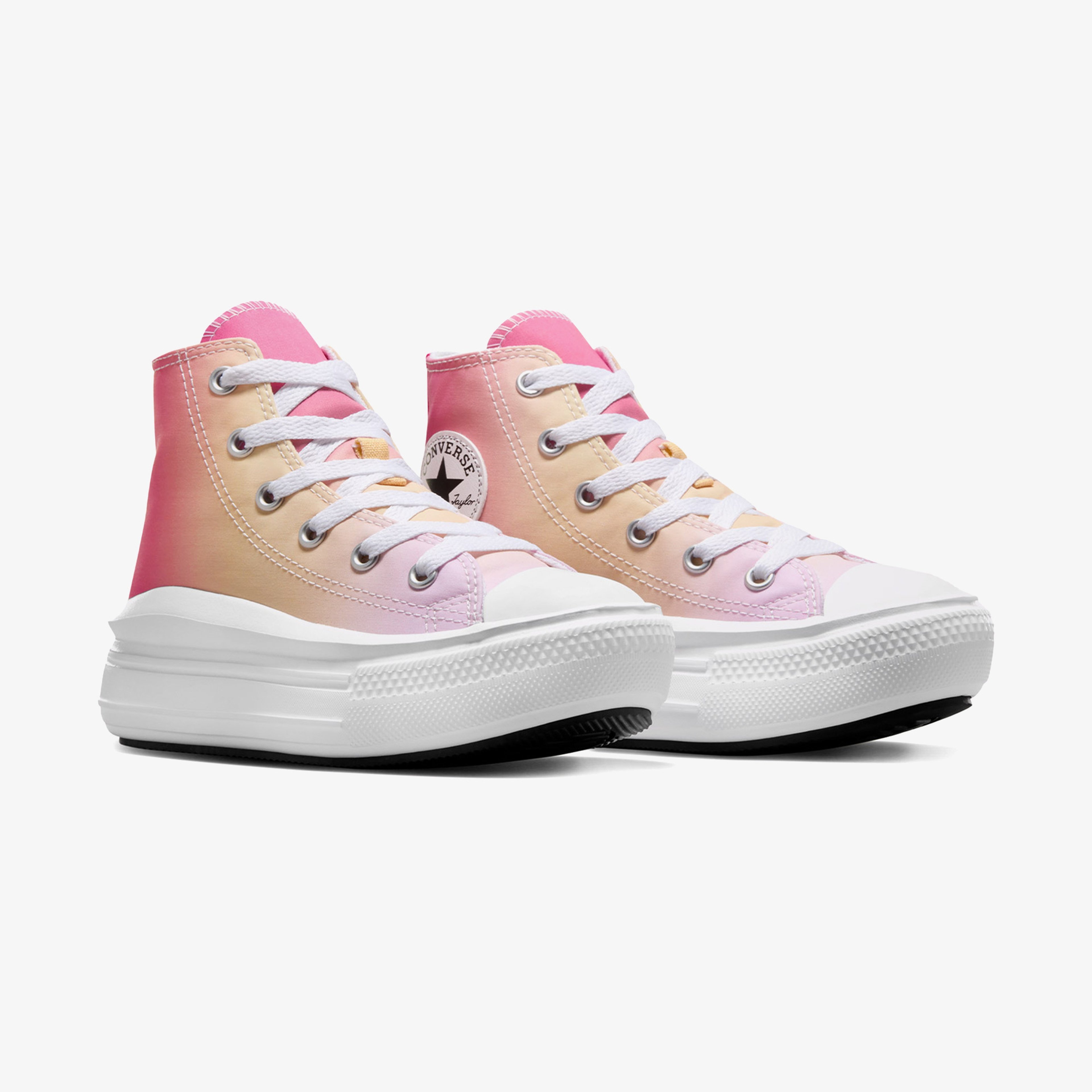 Converse Chuck Taylor All Star Move Çocuk Pembe Platform Sneaker