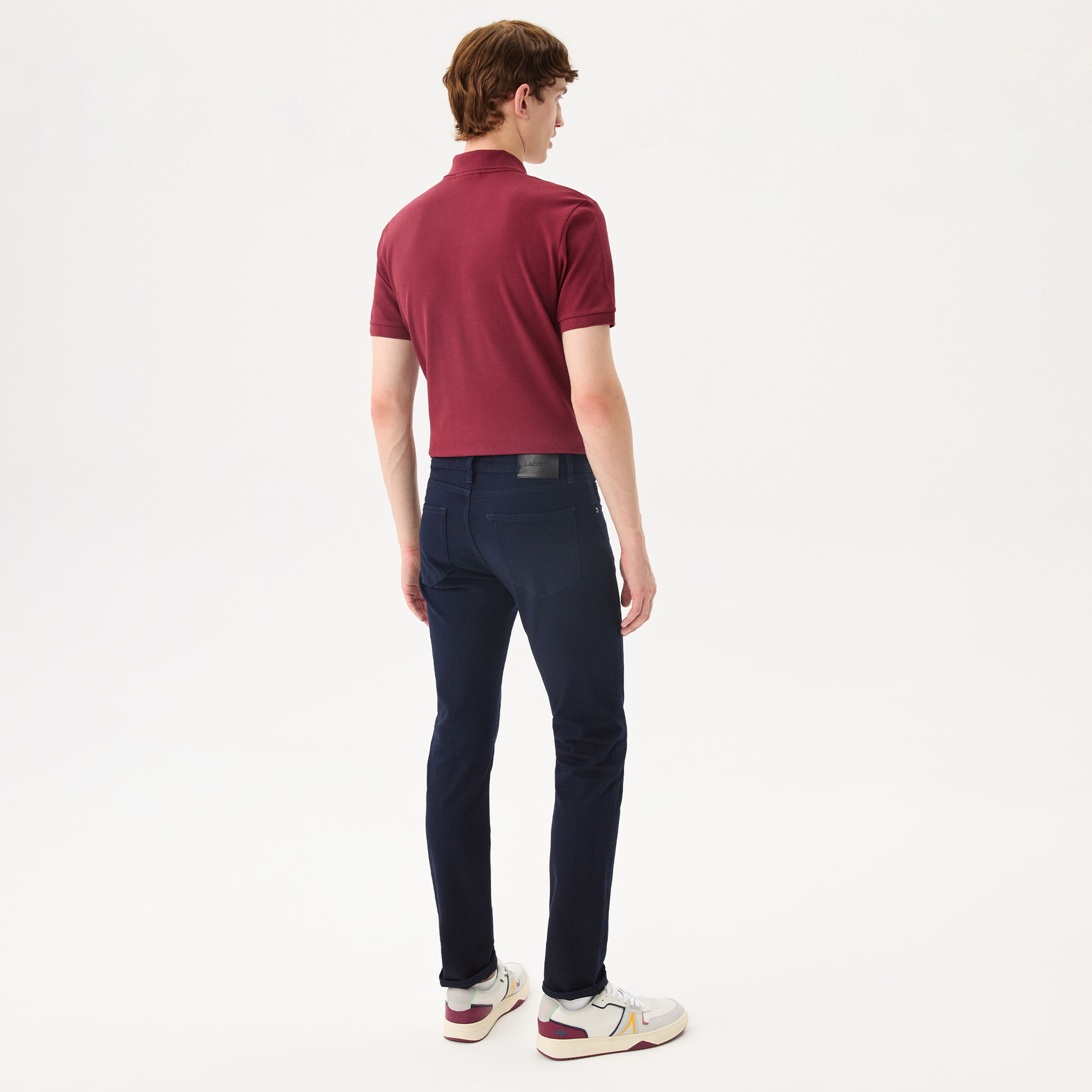 Lacoste Erkek Slim Fit Lacivert Jean Pantolon
