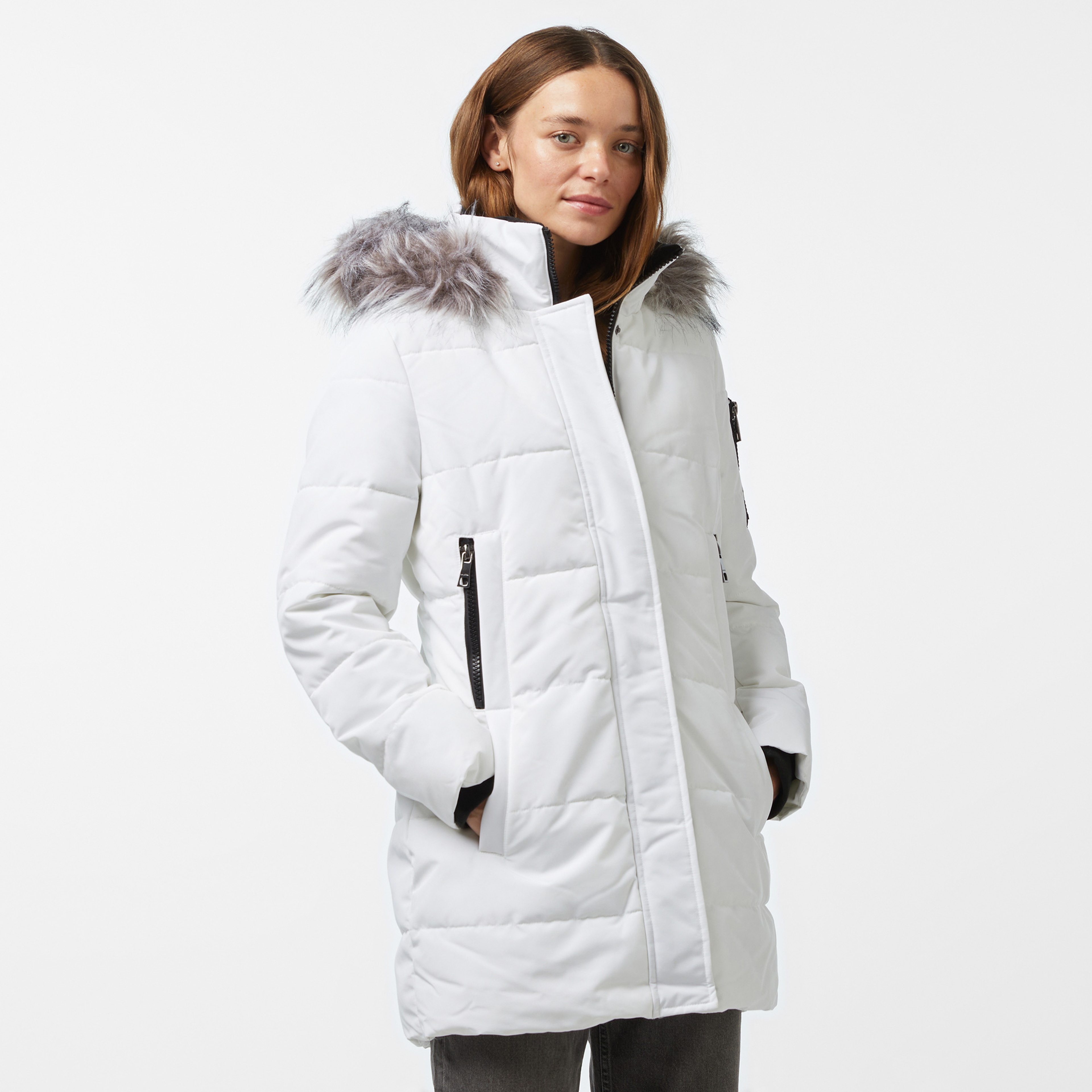 Nautica Kadın Beyaz Mont