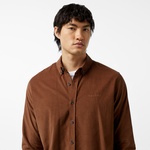 Nautica Erkek Kahverengi Classic Fit Gömlek