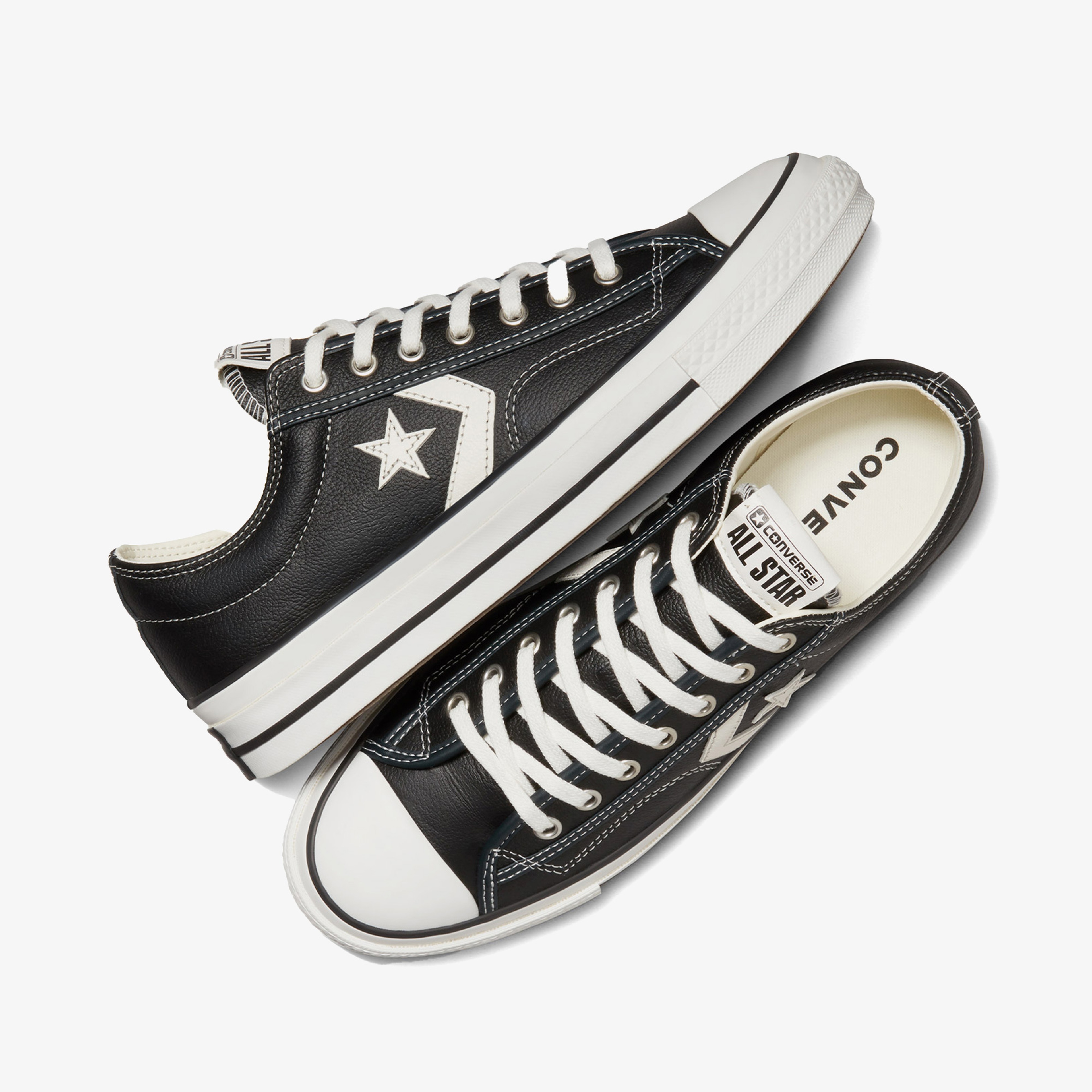 Converse Star Player 76 Fall Leather Unisex Siyah Sneaker