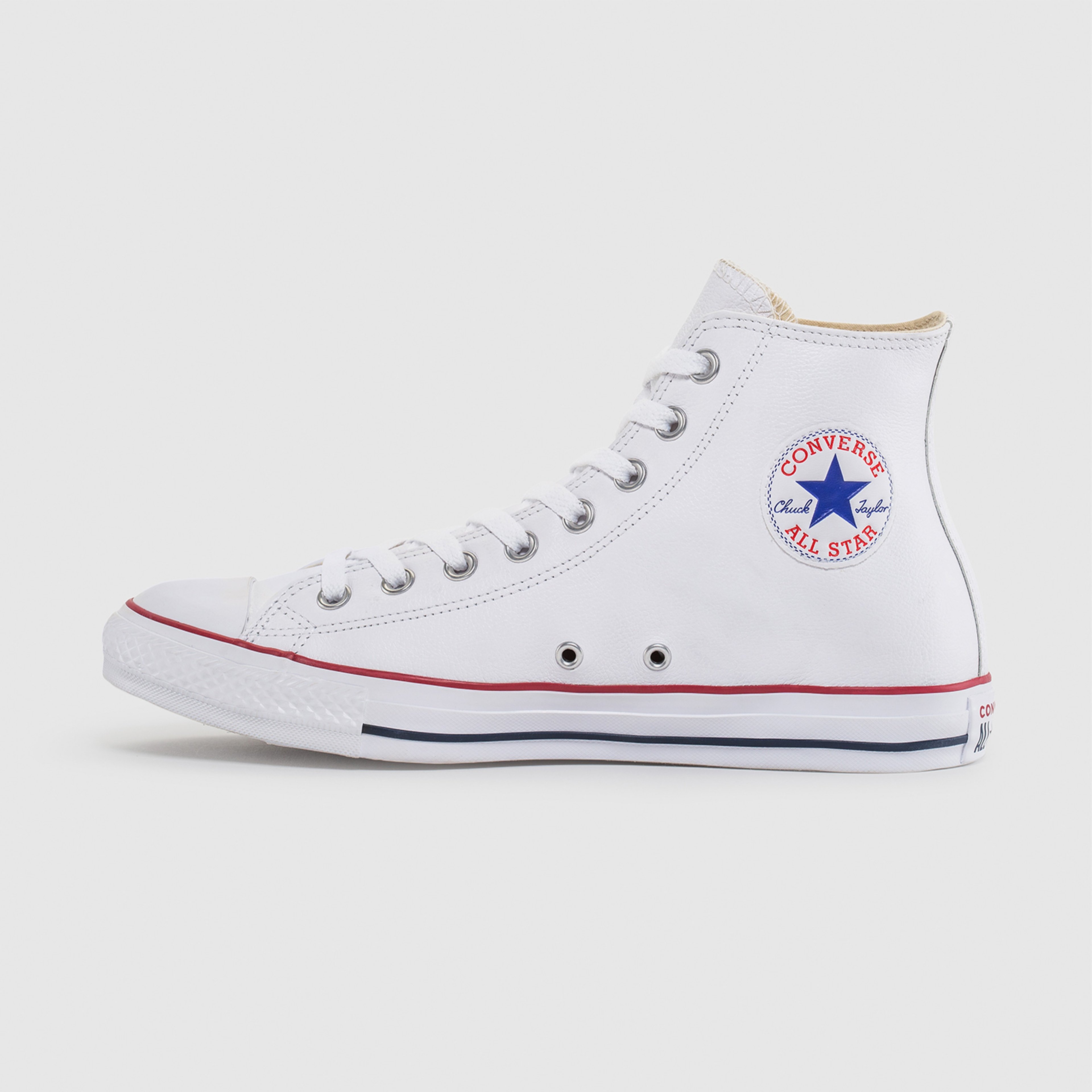 Converse Chuck Taylor All Star Hi Deri Unisex Beyaz Sneaker