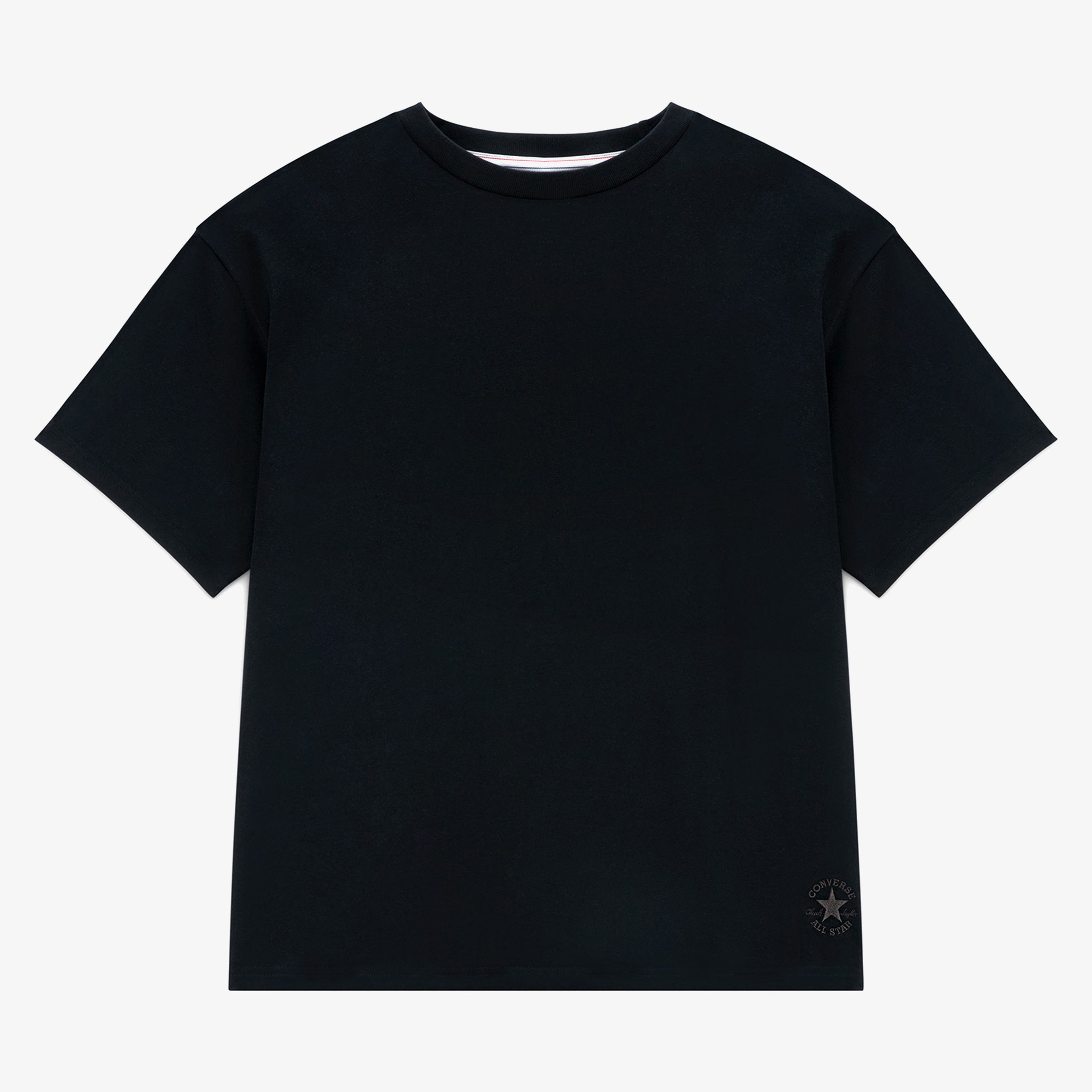 Converse Gold Loose Fit Unisex Siyah T-Shirt