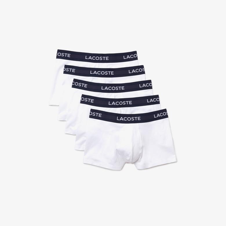 Core Erkek 5'li Beyaz Boxer