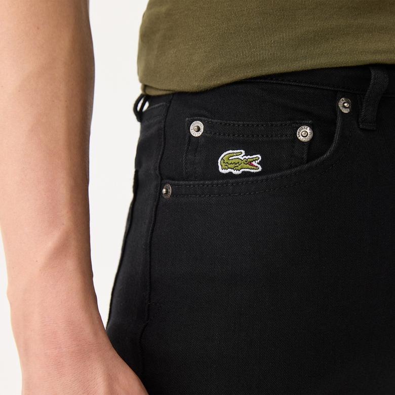 Erkek Slim Fit Siyah Jean Pantolon