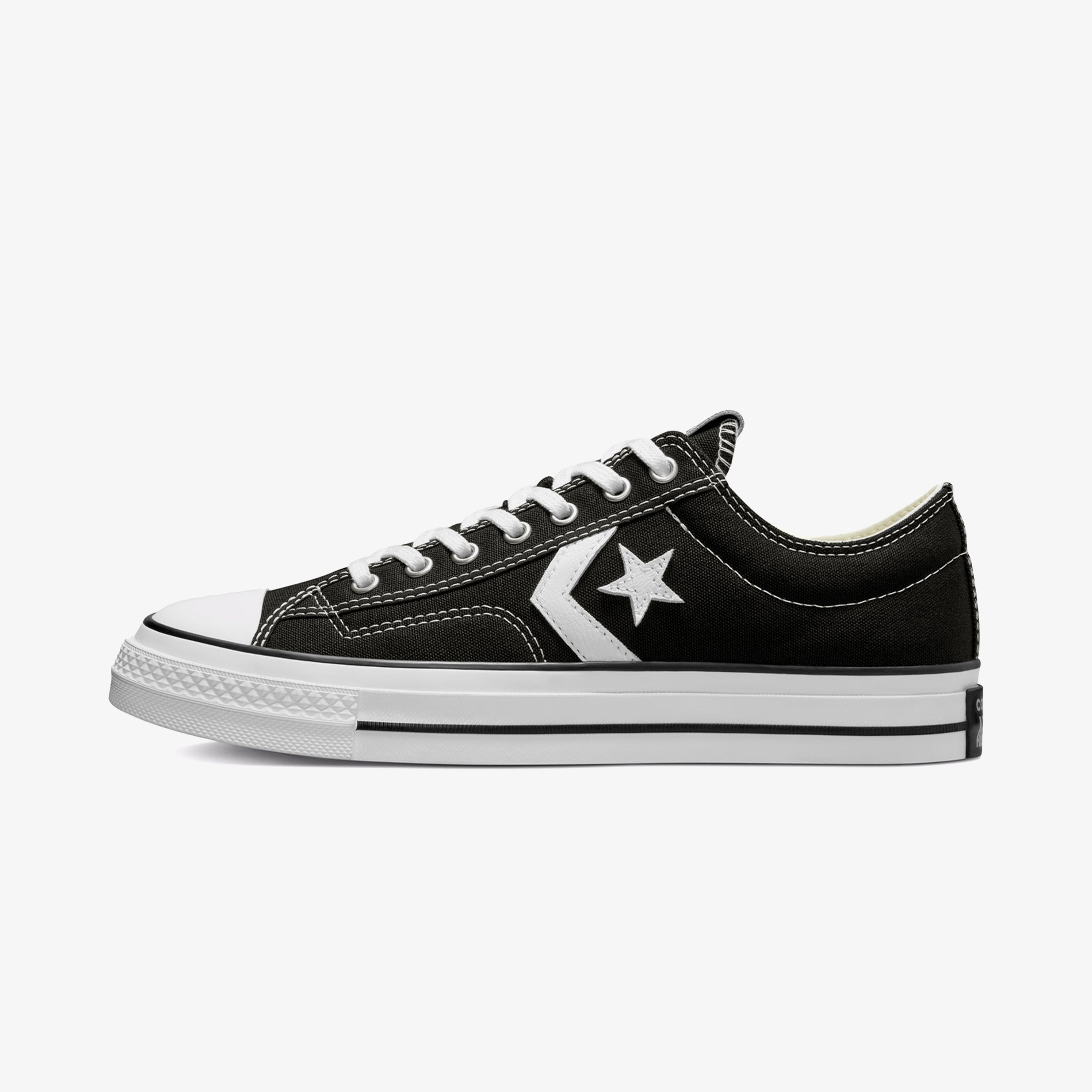 Converse Star Player 76 Premium Canvas Unisex Siyah Sneaker