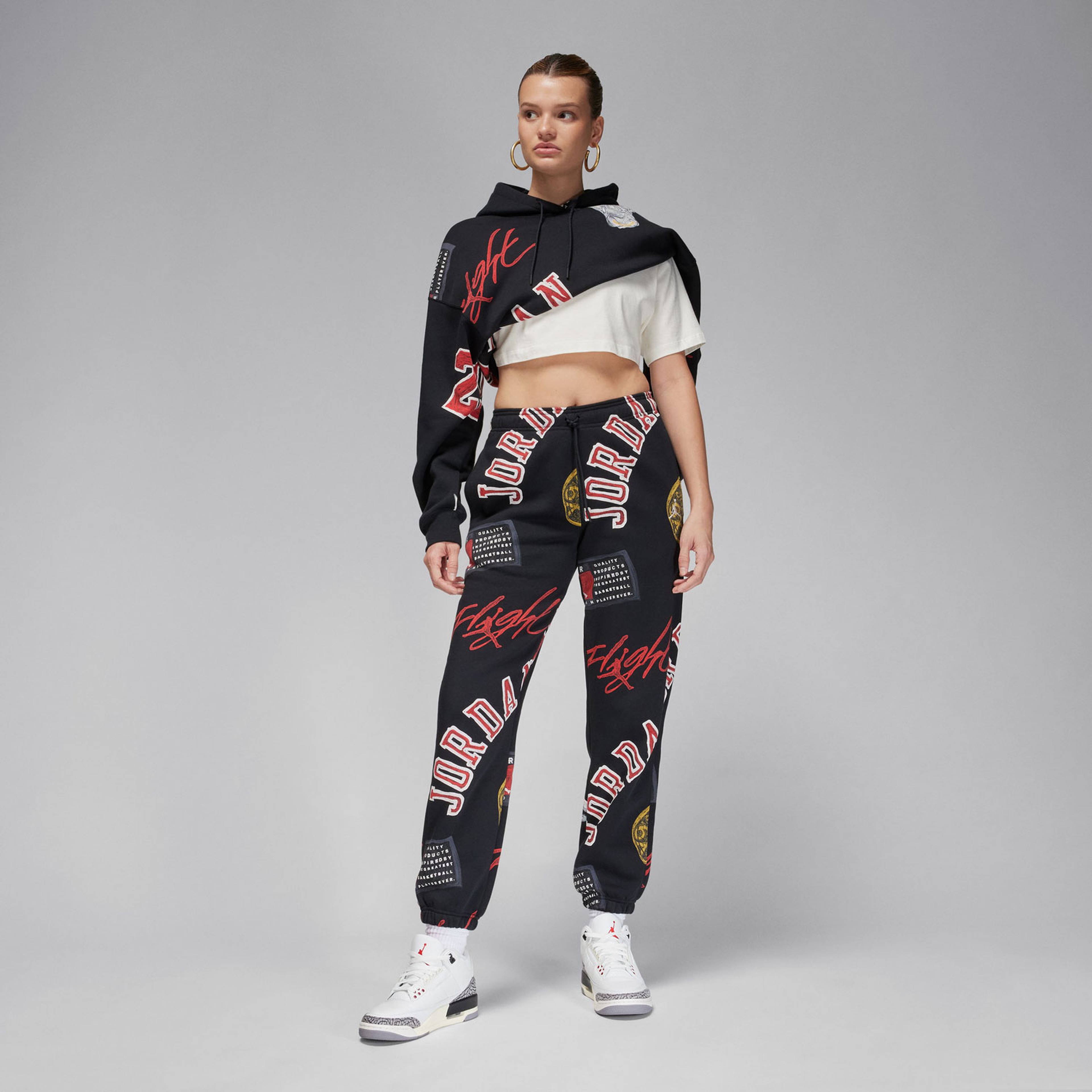 Nike Full Length Kadın Siyah Eşofman Altı