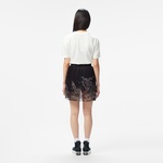 UNITED4 Mini Kadın Siyah Etek