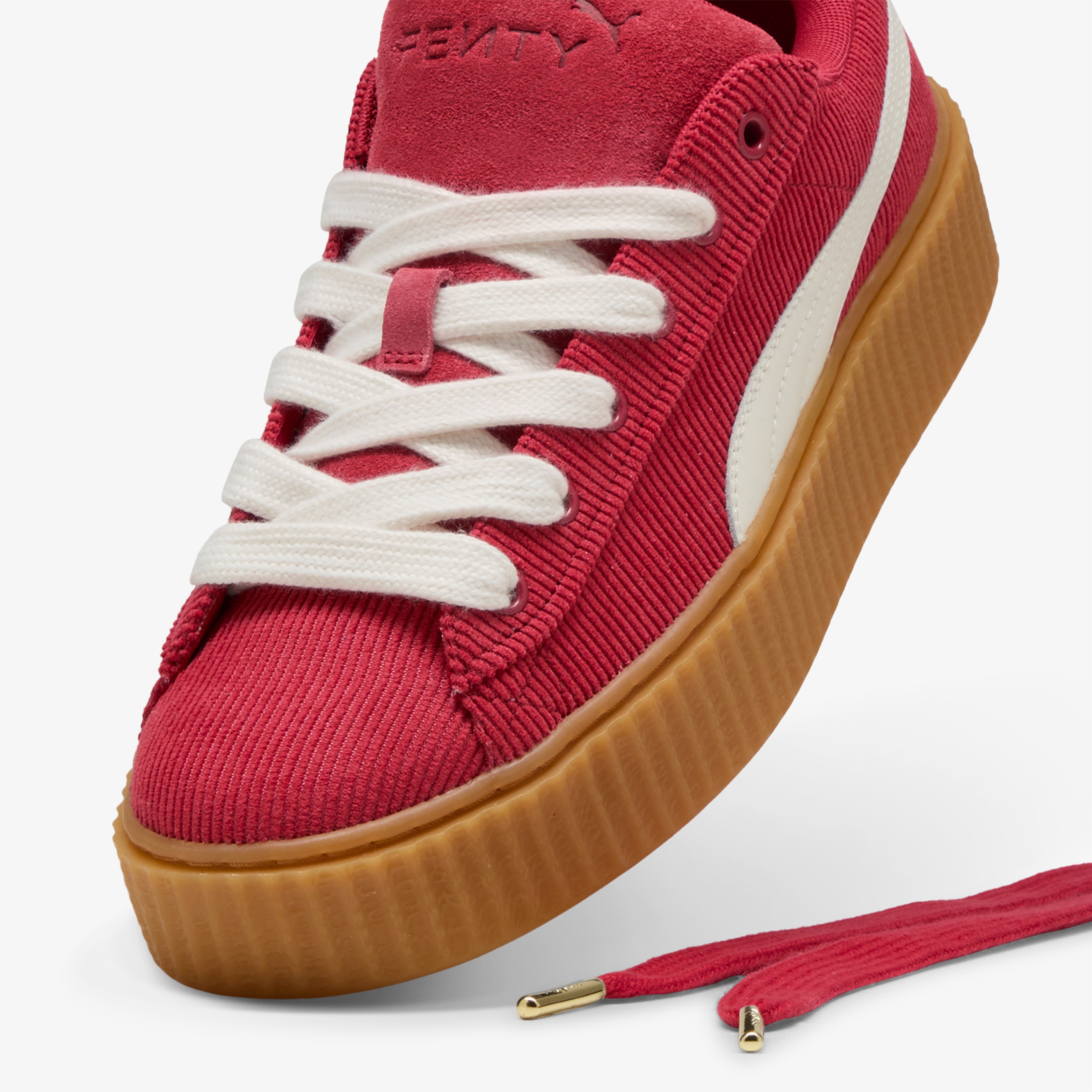 Puma Creeper Phatty In Session Corduroy Unisex Kırmızı Spor Ayakkabı