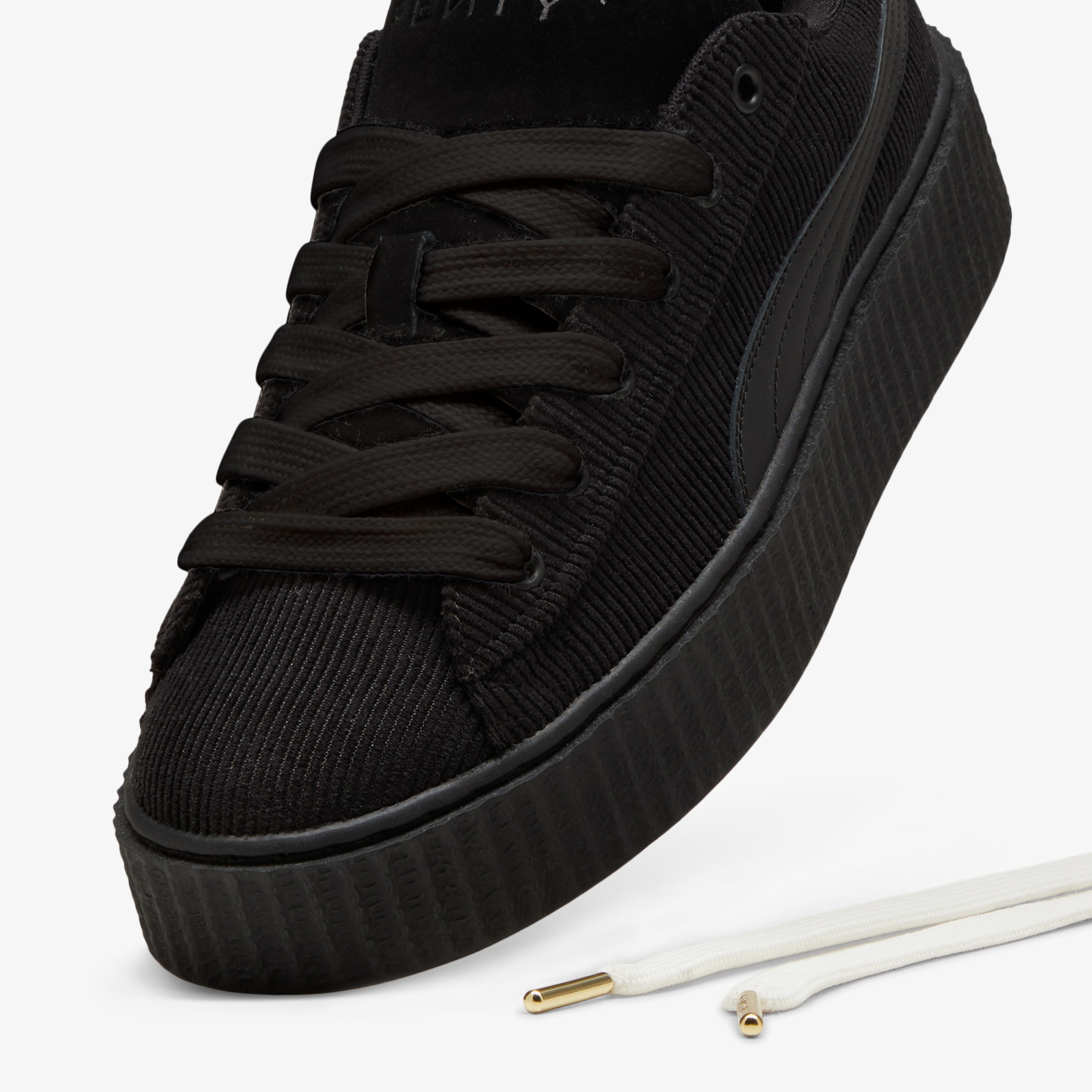 Puma Creeper Phatty Corduroy Unisex Siyah Spor Ayakkabı