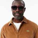 Erkek Relaxed Fit Kadife Kahverengi Dış Gömlek