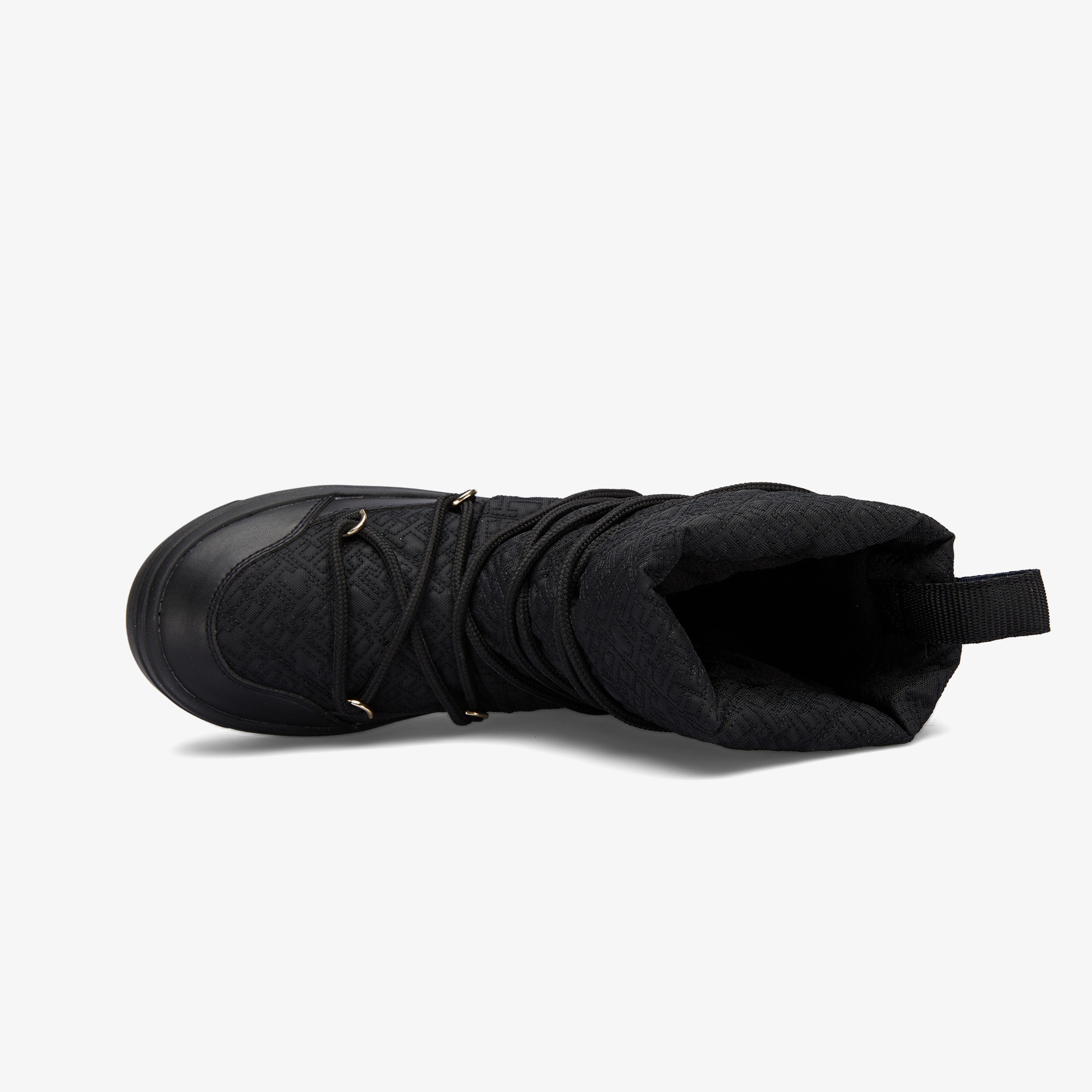 Tommy Hilfiger Lace-Up Monogram Kadın Siyah Bot