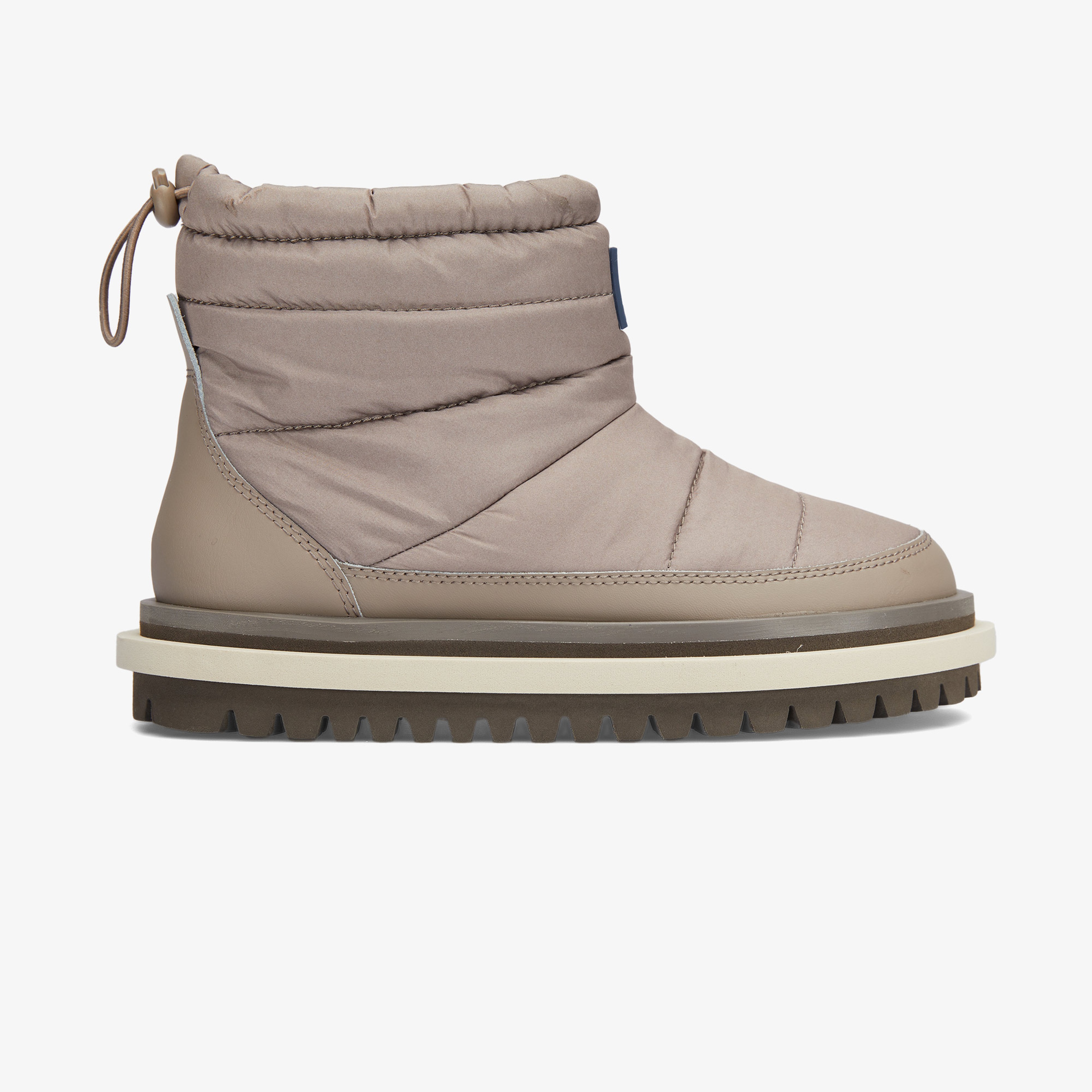 Tommy Jeans Padded Flat Kadın Bej Bot