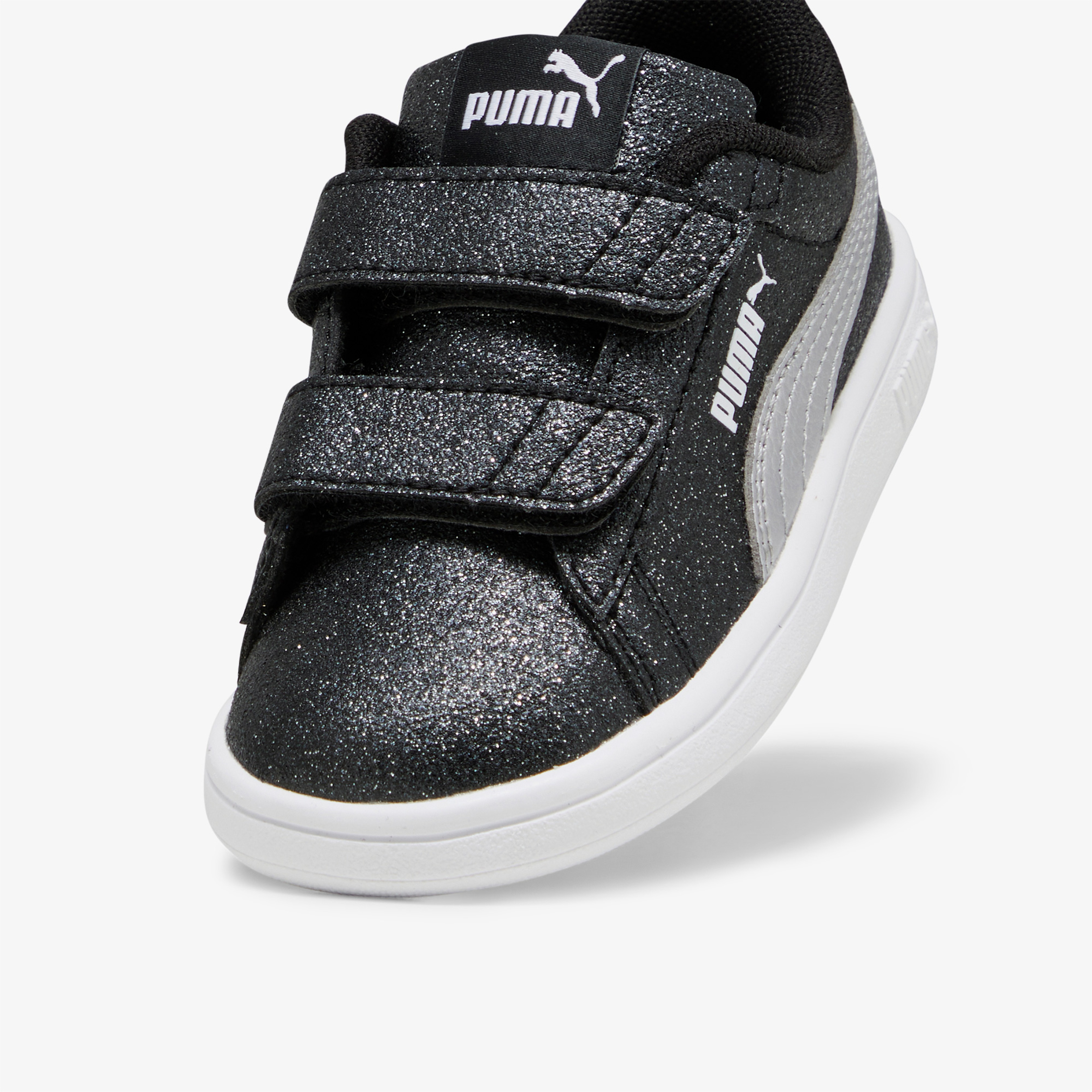 Puma Smash 3.0 Glitz Glam Bebek Siyah Simli Spor Ayakkabı