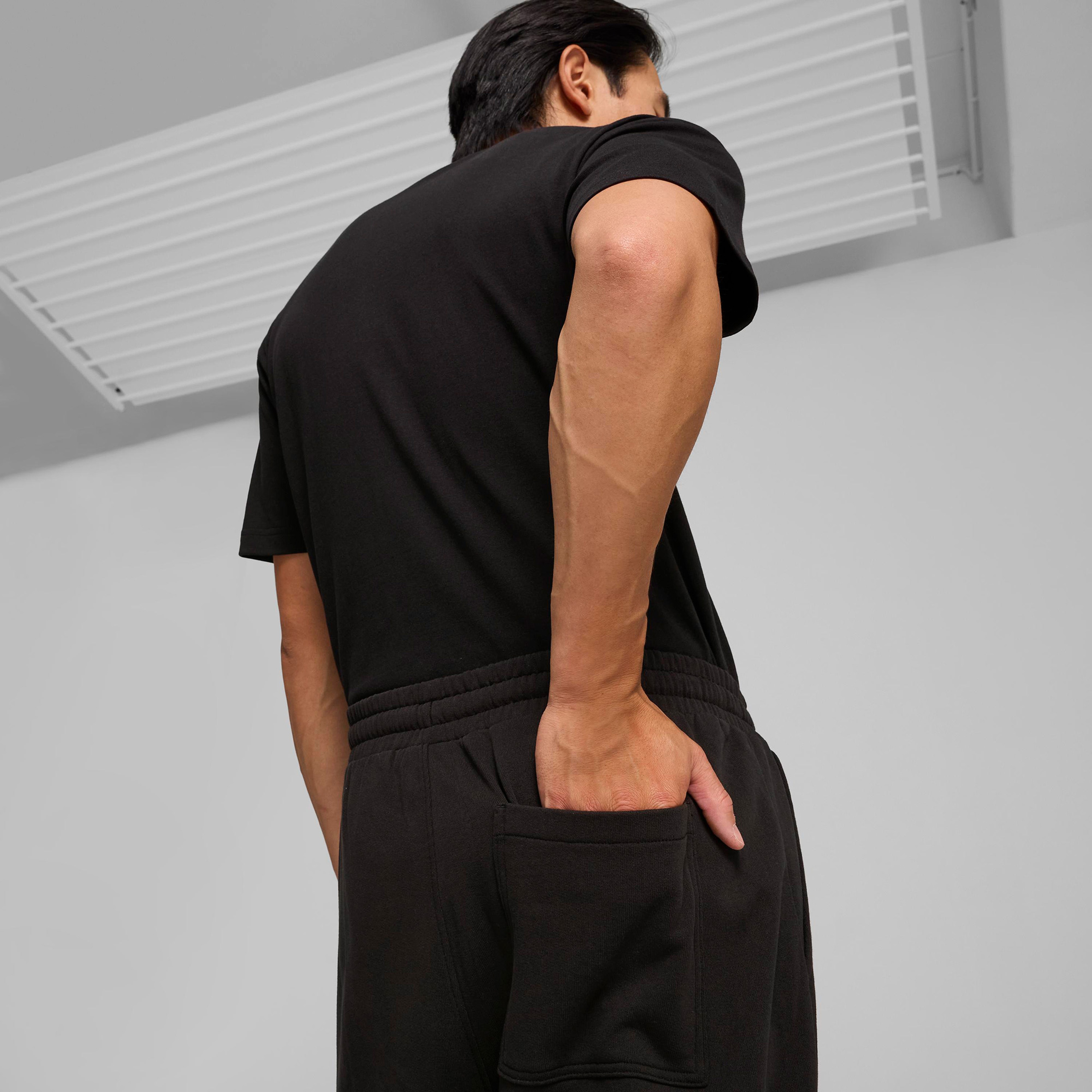 Puma Downtown Relaxed Unisex Siyah Eşofman Altı