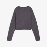 Puma Dare To Relaxed Washed Crew Kadın Gri Sweatshirt