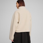 Puma Classics Winterized Half-Zip Kadın Krem Polar Sweatshirt