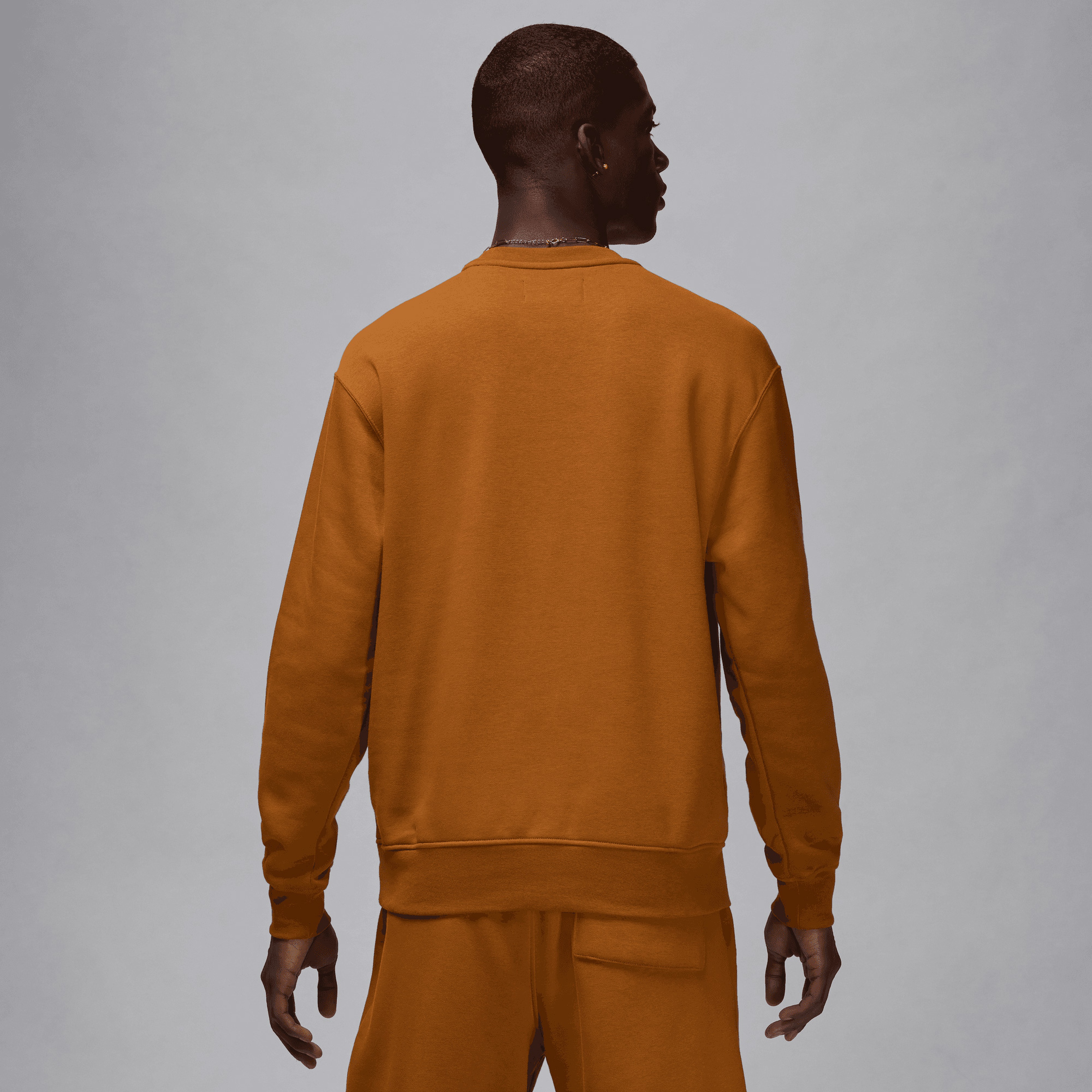 Jordan Brooklyn Erkek Kahverengi Sweatshirt