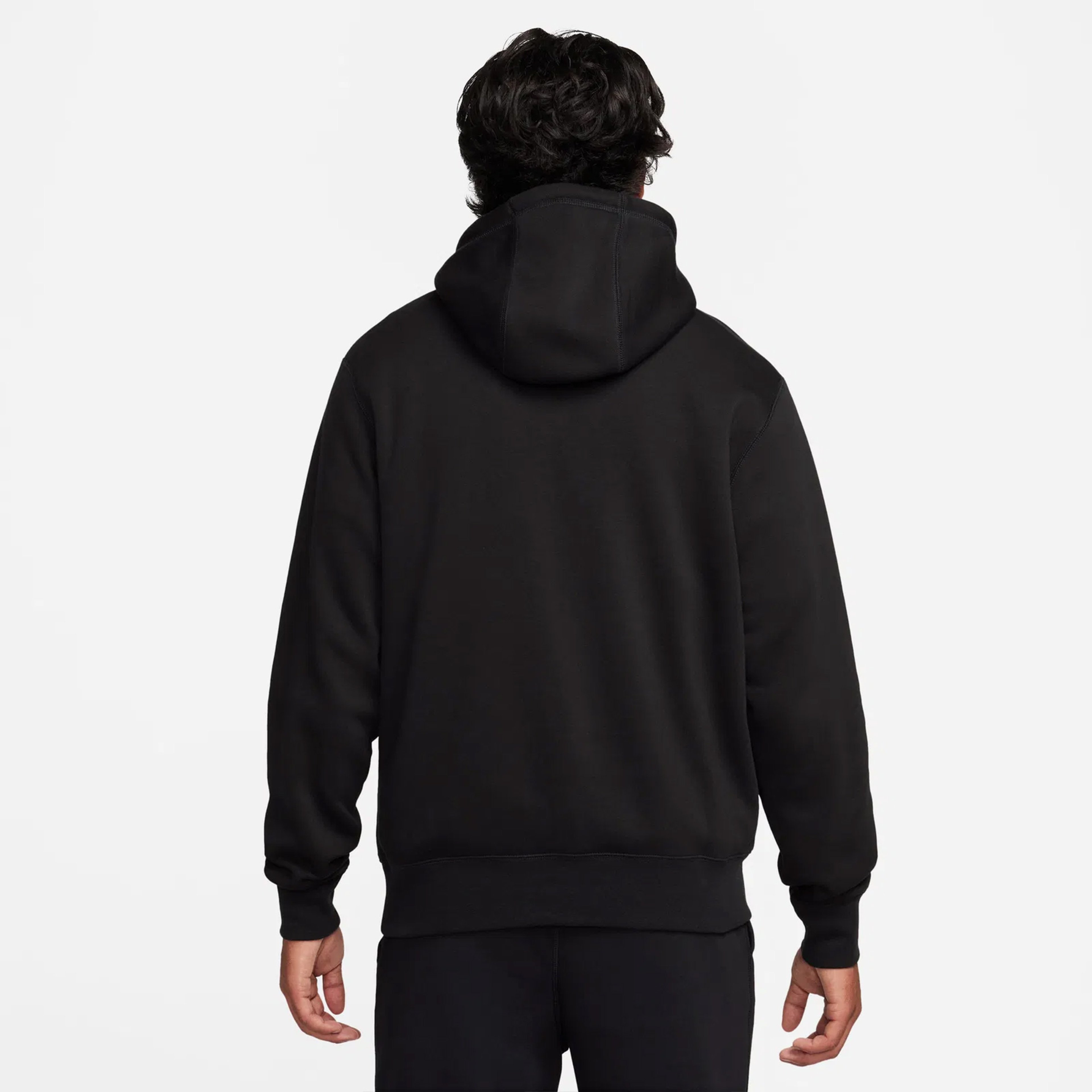 Nike Club Fleece Erkek Siyah Sweatshirt