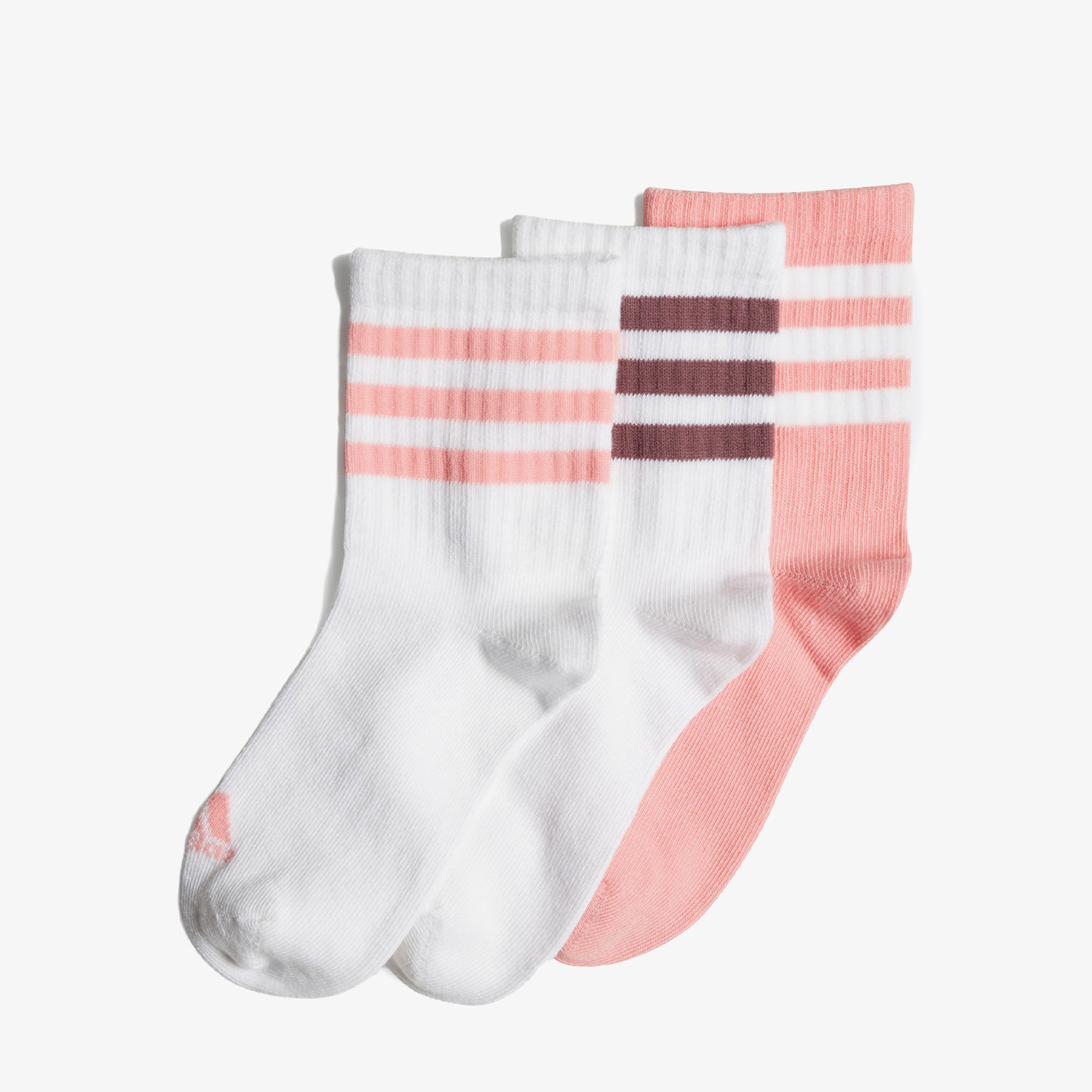 adidas BTS Unisex 3'lü Pembe/Beyaz Çorap