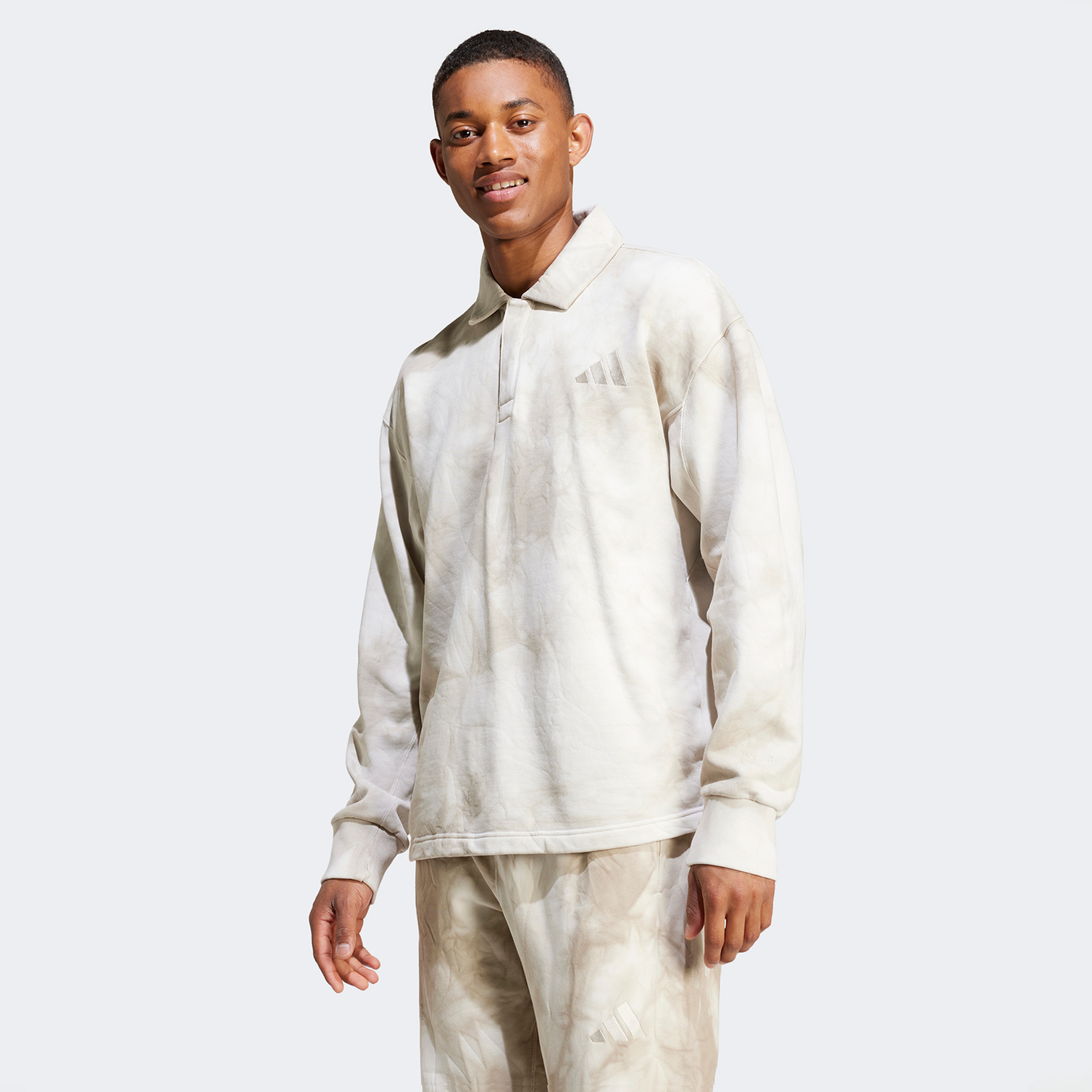 adidas All Szn Fleece Wash  Erkek Bej Hoodie
