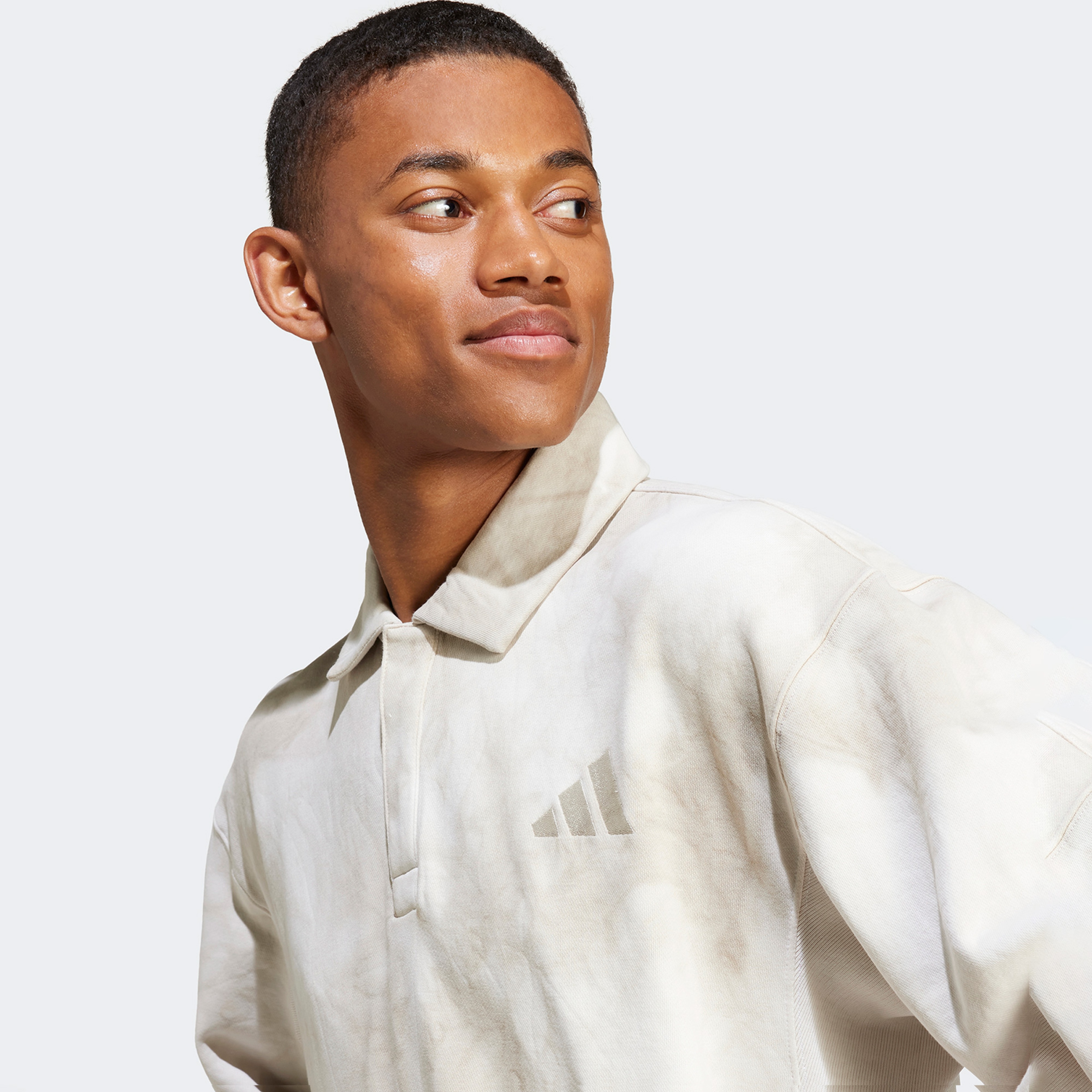 adidas All Szn Fleece Wash  Erkek Bej Hoodie