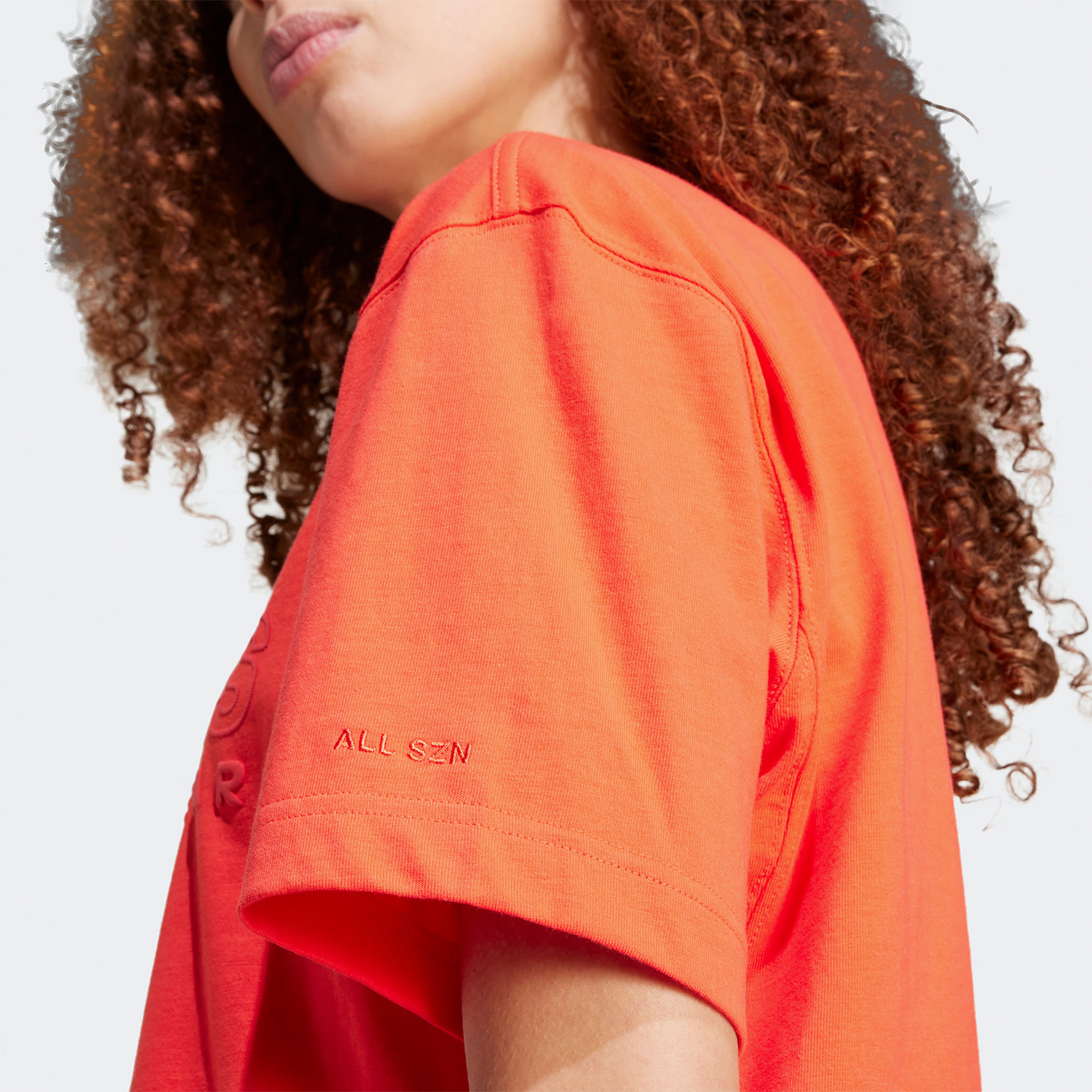 adidas All Szn Graphic Loose Kadın Turuncu T-Shirt