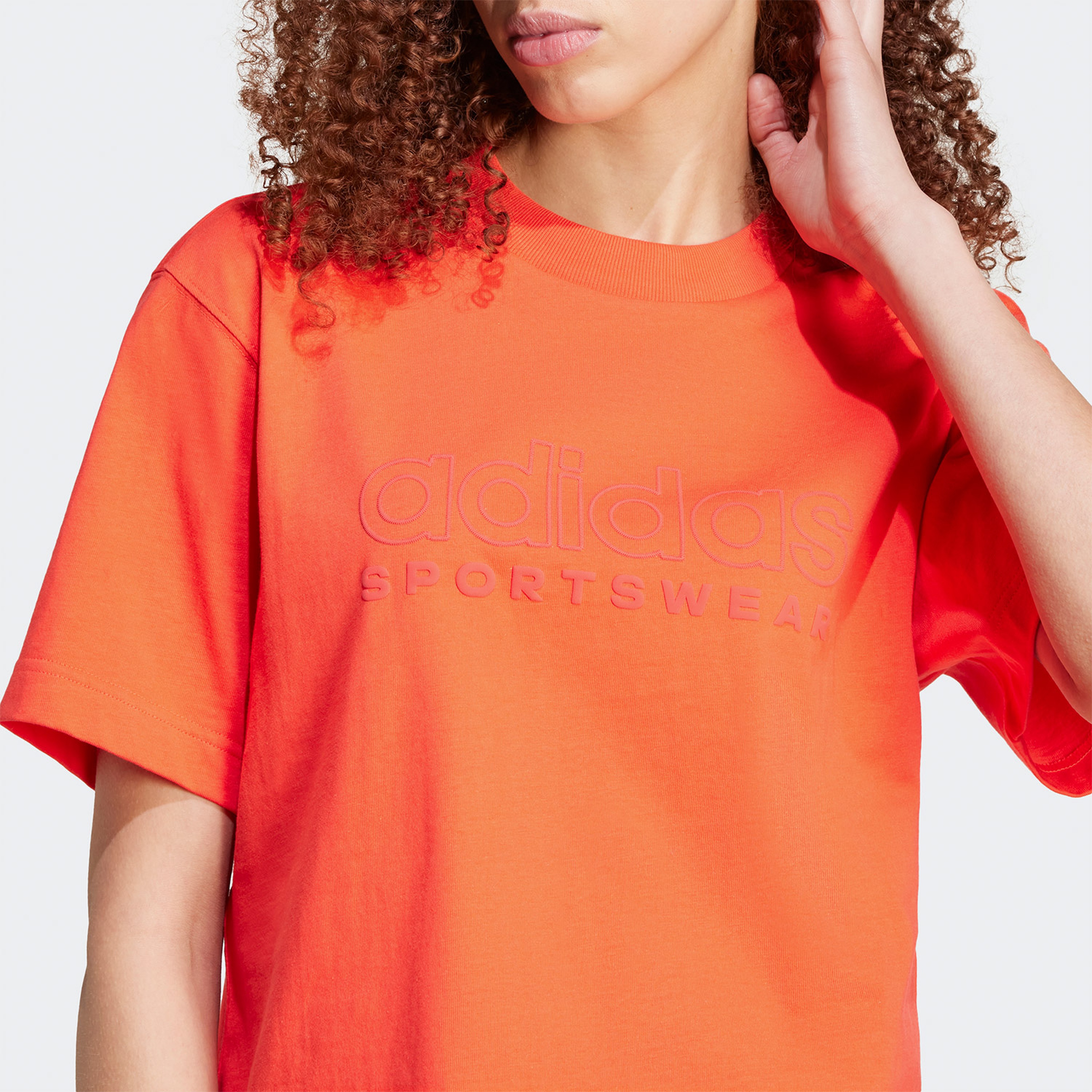 adidas All Szn Graphic Loose Kadın Turuncu T-Shirt