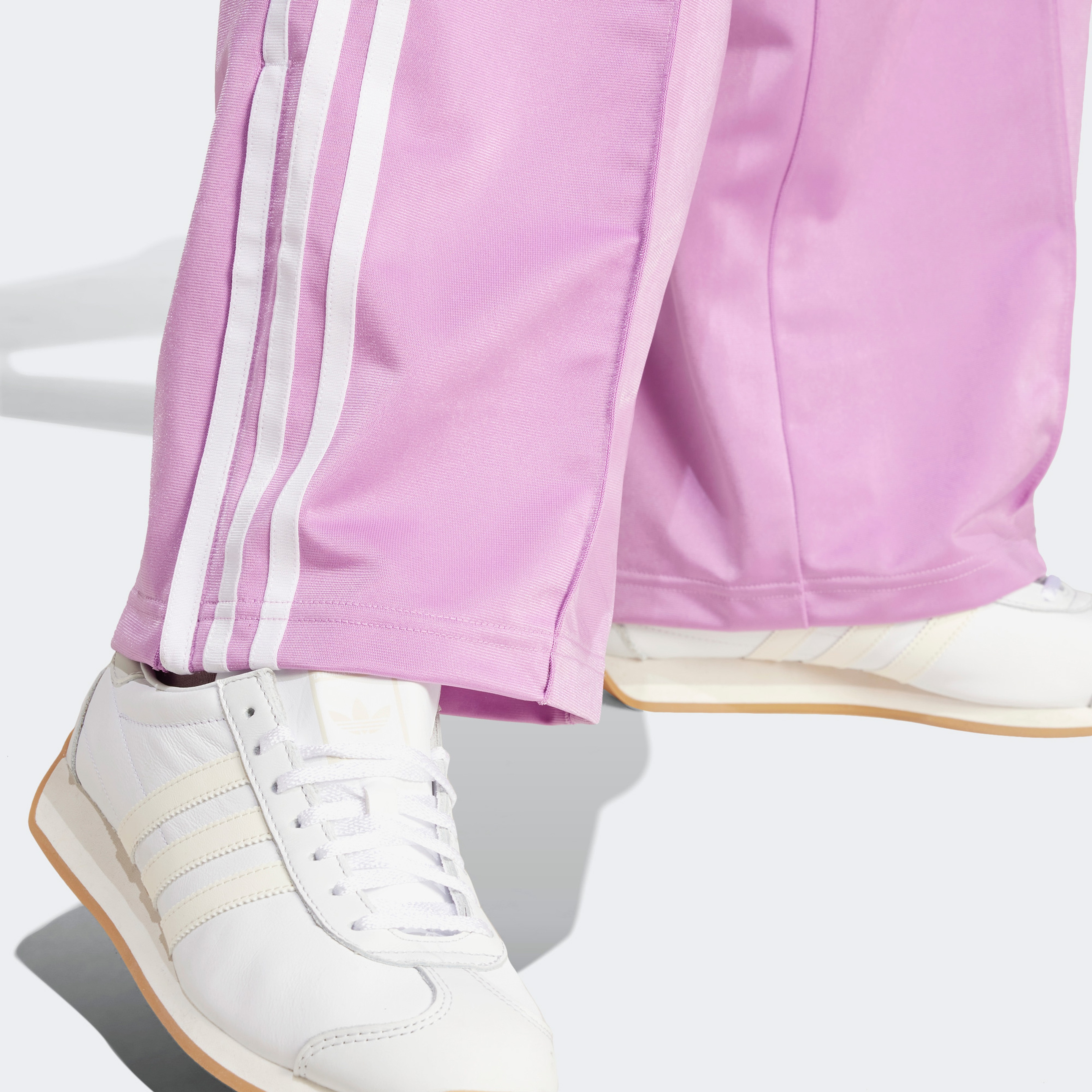 adidas Firebird Loose Kadın Mor Eşofman Altı