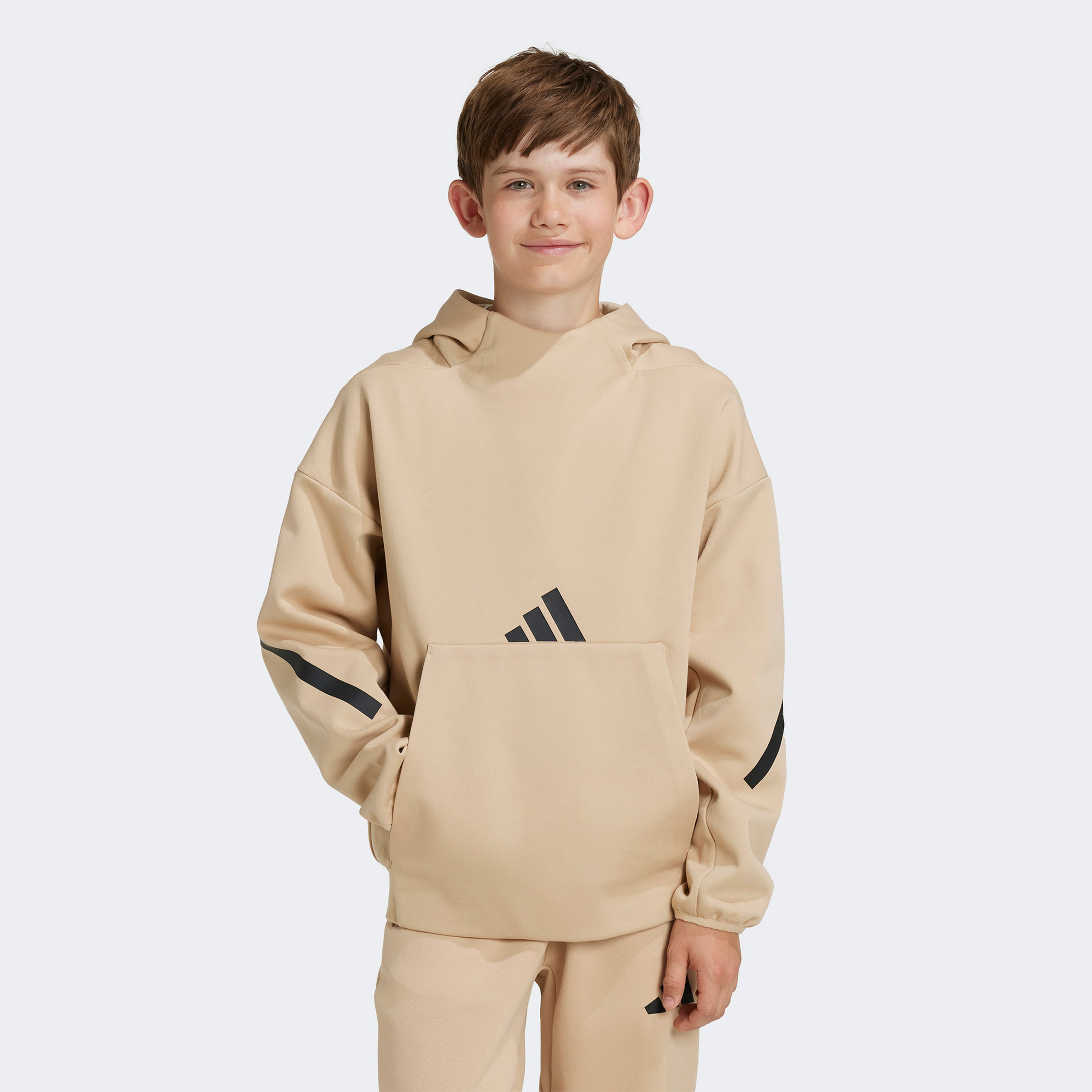adidas Z.N.E. Çocuk Bej Hoodie